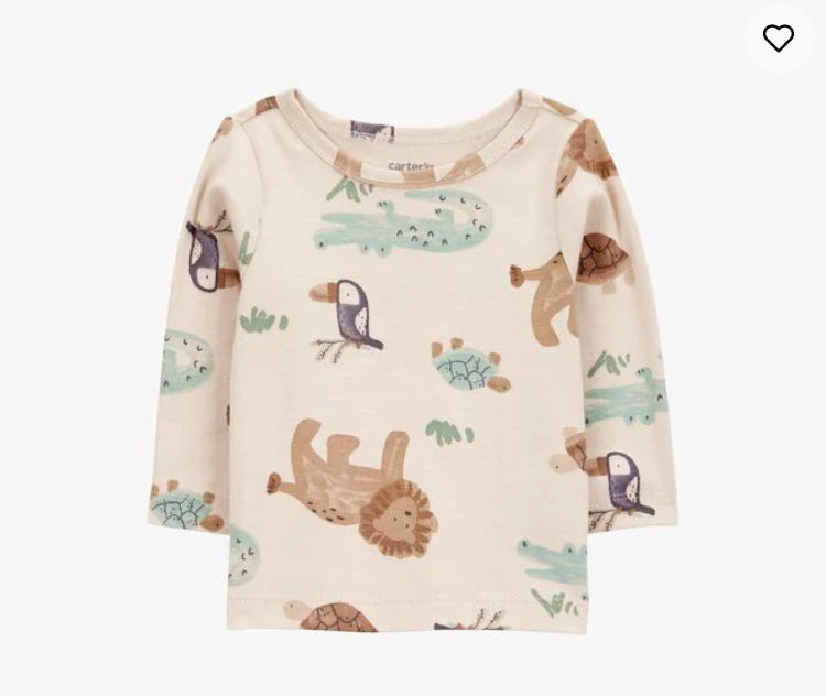 Set 2 piezas bebe niño animales Carters