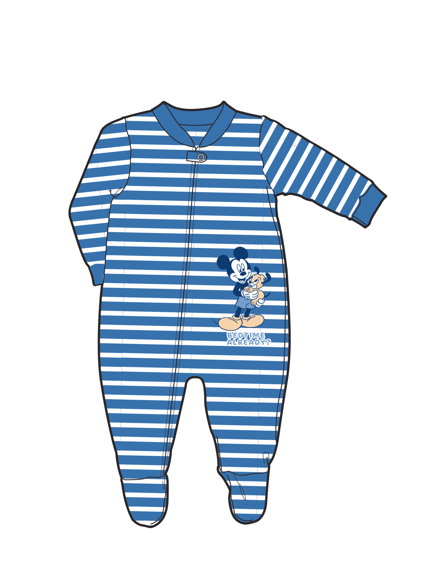 Pijama bebe niño Mickey St Jacks 0080078702