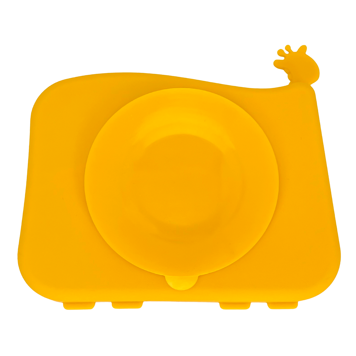 Set plato de silicon Cutebabies jirafa