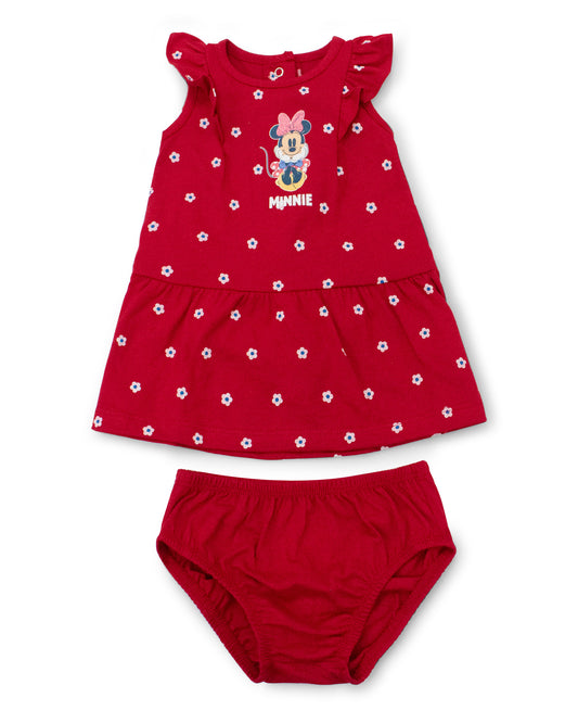 Vestido Disney Minnie Rojo Niña St Jacks 0190011401