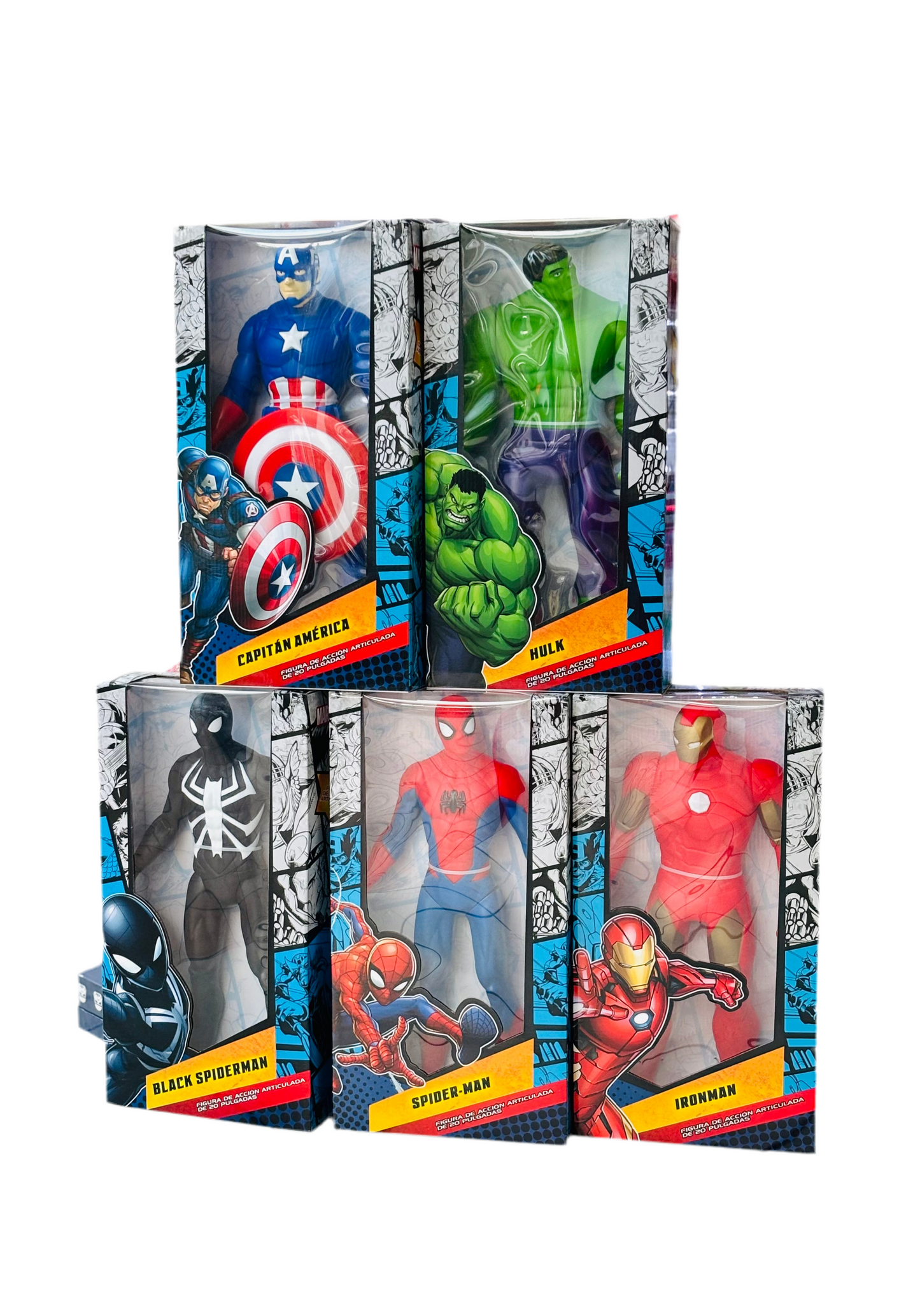 Juguete figura de Spiderman 20" Marvel MTSP2001T