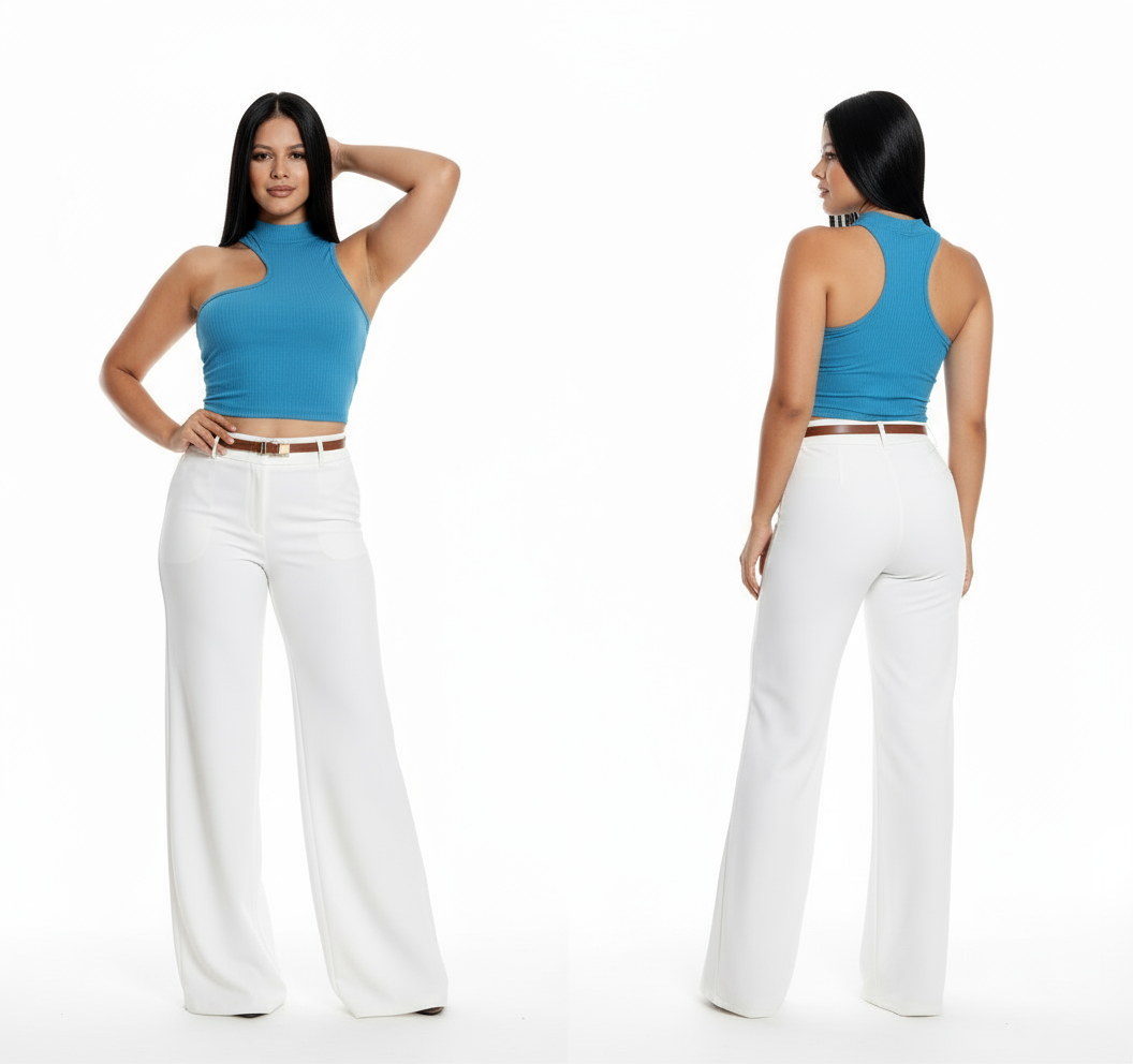 Camisa dama blusa azul CTD1170-8 290190