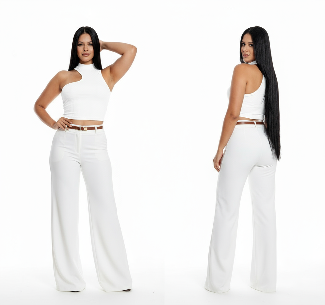 Camisa dama blusa blanco CTD1170-8 290190