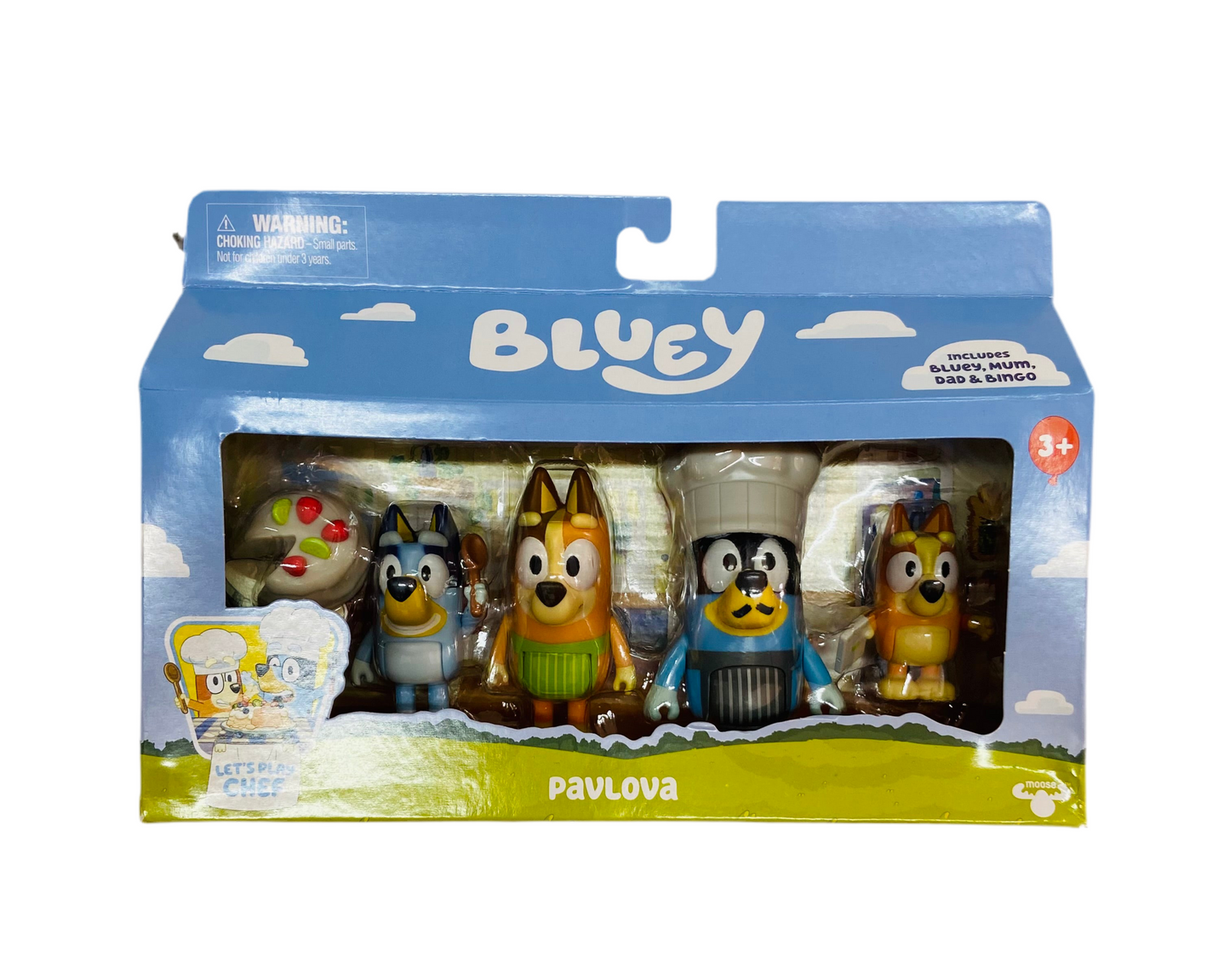 Bluey juguete figuras chef