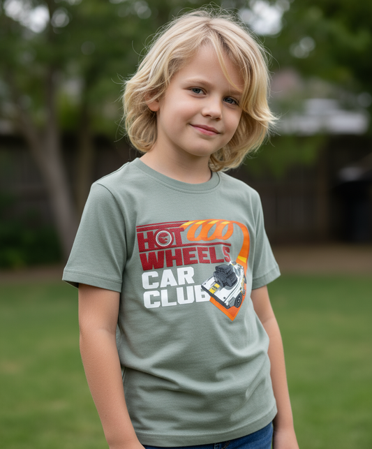 Camisa gris niño Hotwheels Disney HW-91428