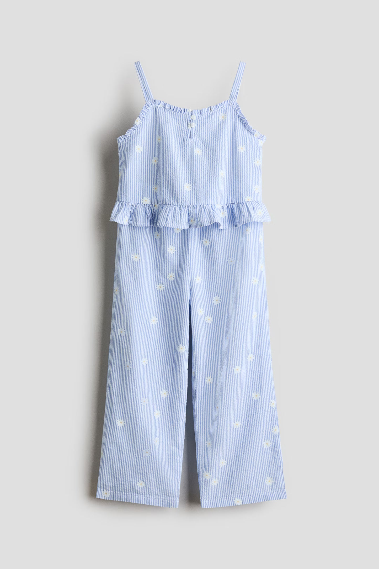 Set conjunto 2 piezas camisa pantalon azul niña H&M 1317428002