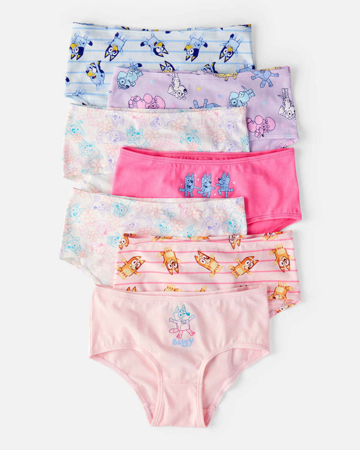 Set paquete 7 piezas ropa interior niña princesas disney Carters 3T770110