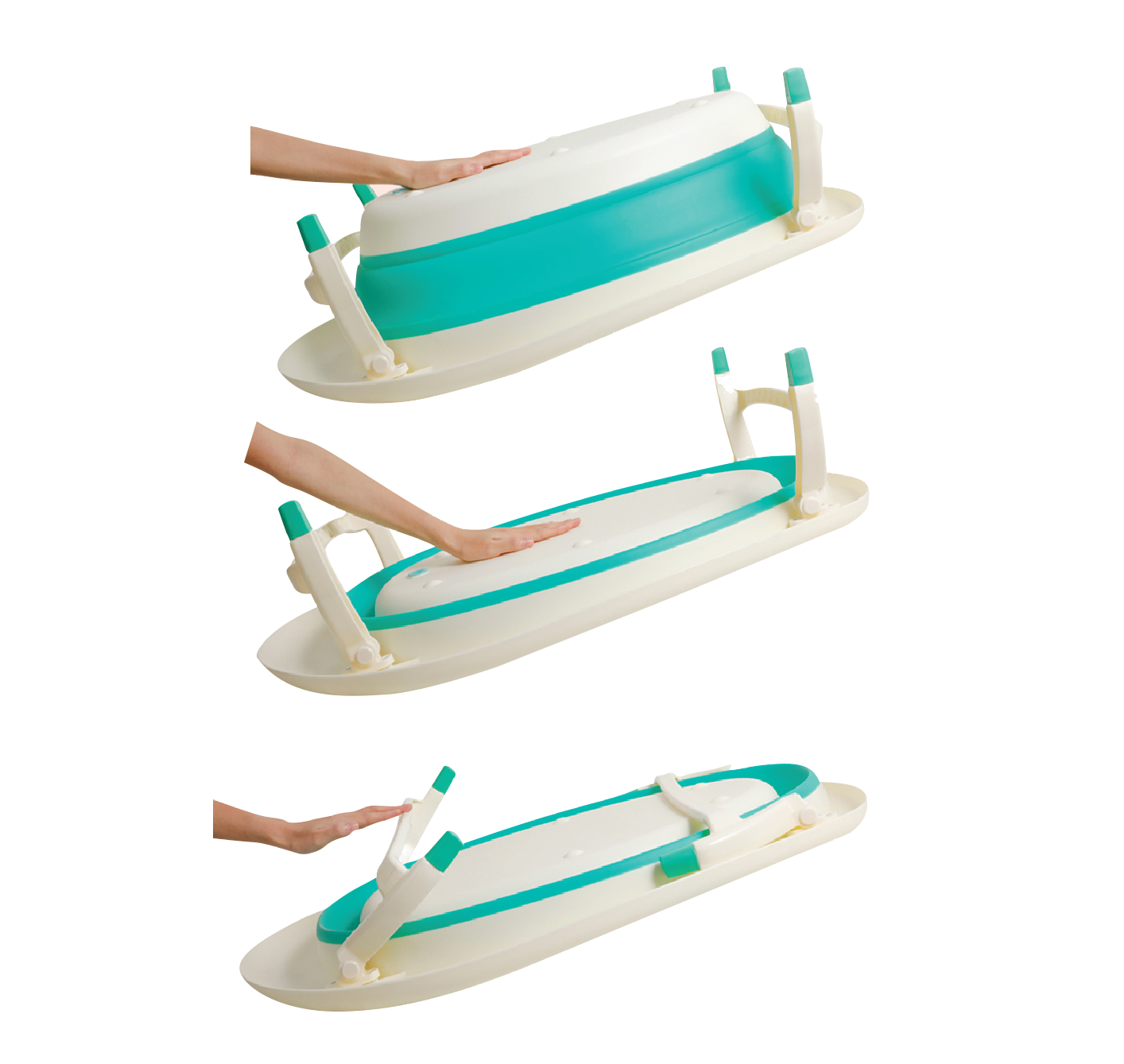 Bañera azul para bebe Cutebabies