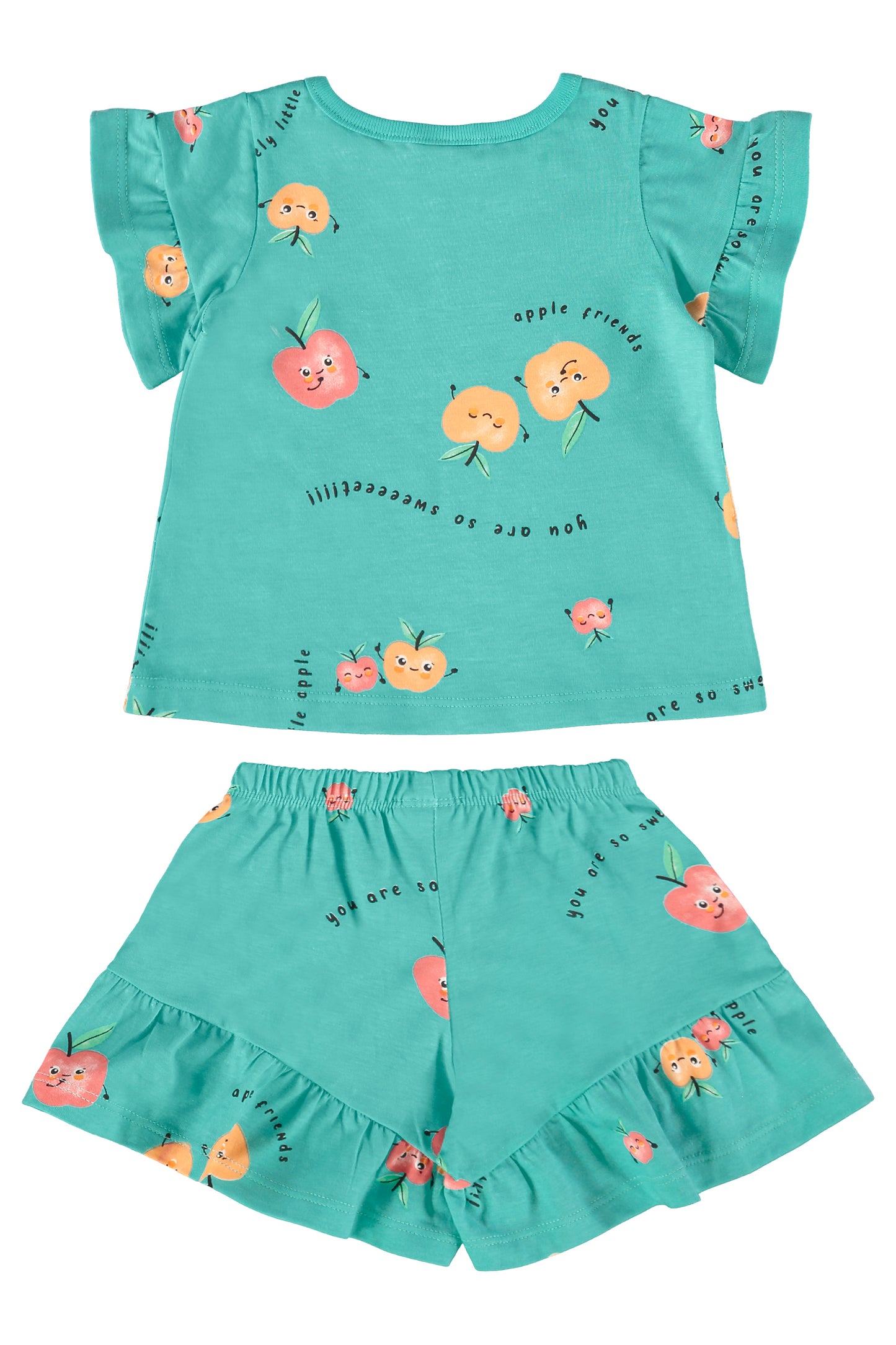 Set 2 piezas bebe niña color azul claro Bee loop 17984 - AB2191