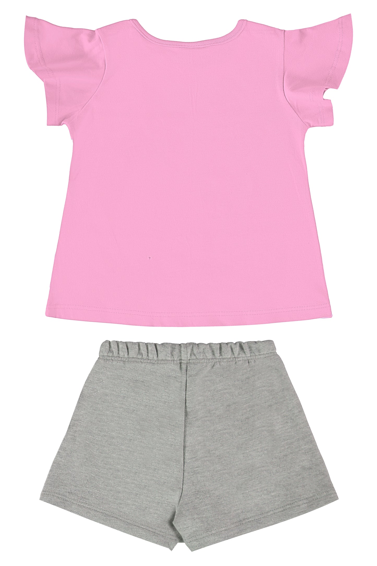 Set 2 piezas bebe niña camisa rosada y falda gris Bee loop 17986 - 143209