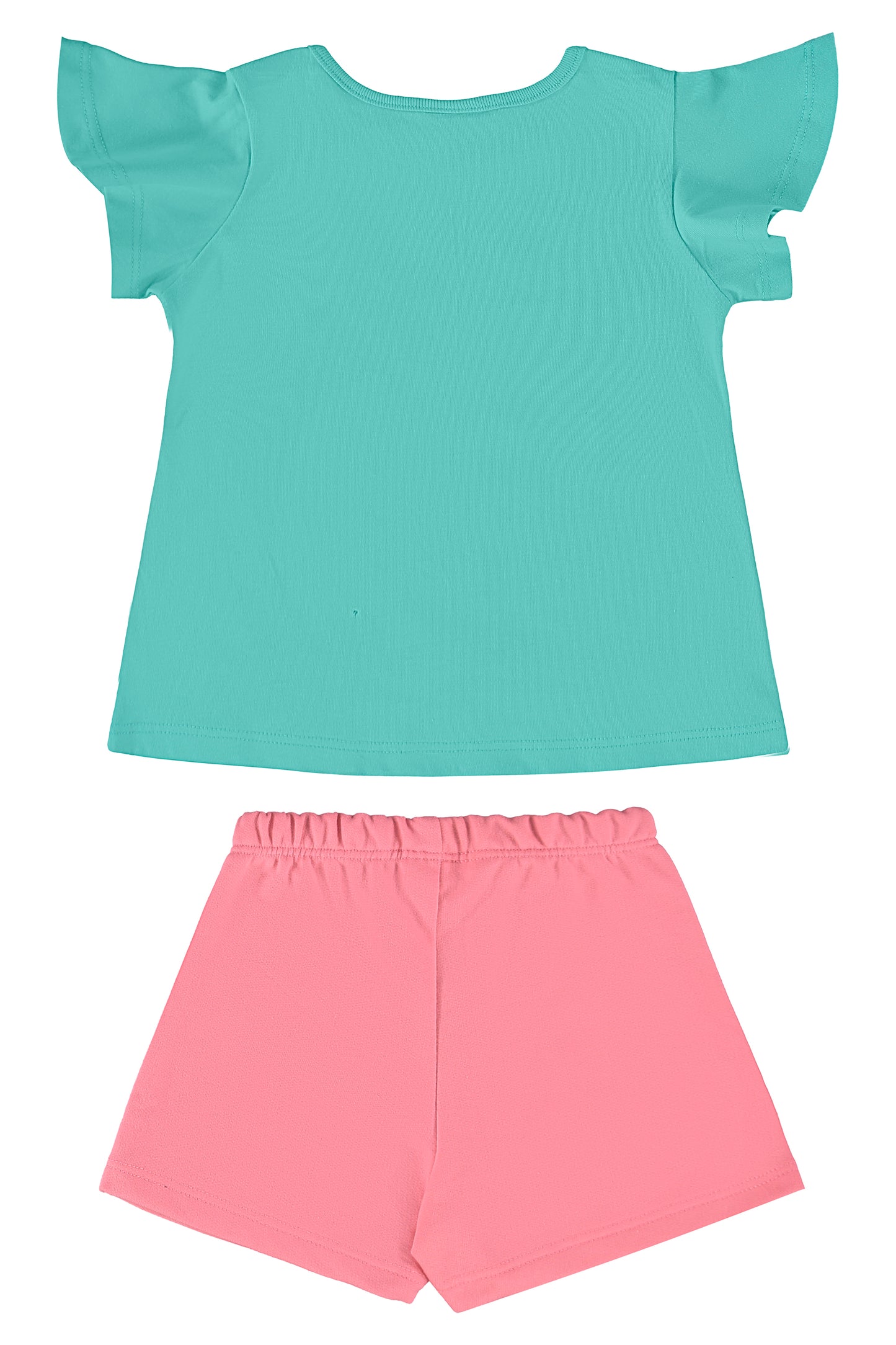 Set 2 piezas bebe niña camisa azul y falda rosada Bee loop 17986 - 155218
