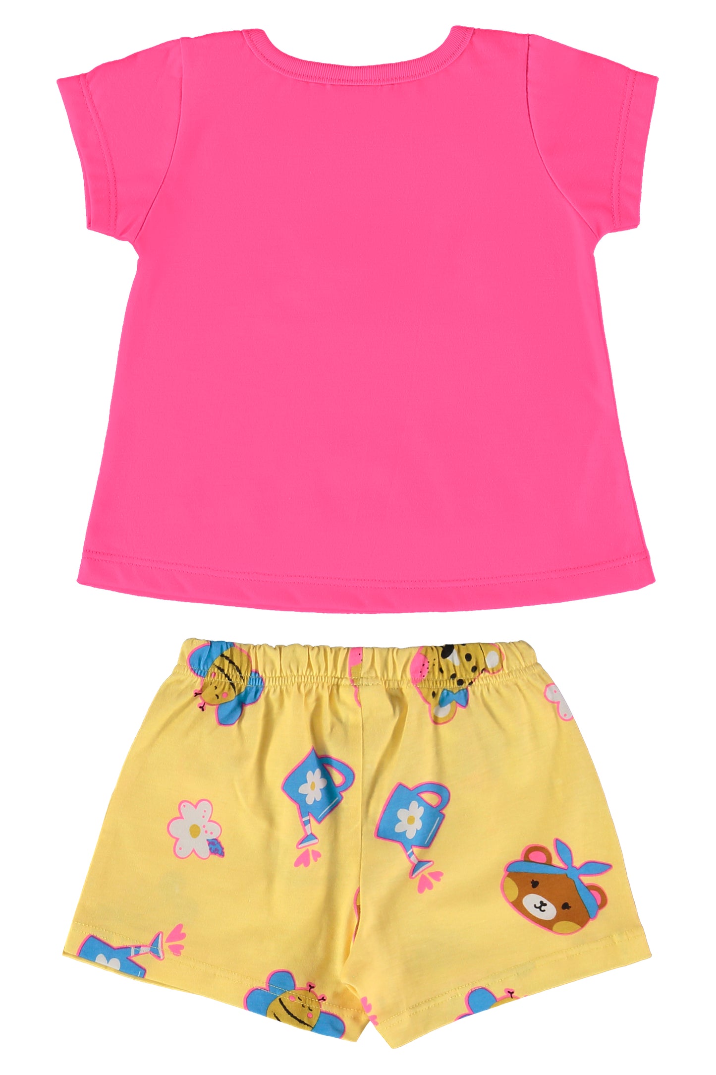 Set 2 piezas camisa rosada y falda amarilla Bee loop 17989 - 072033