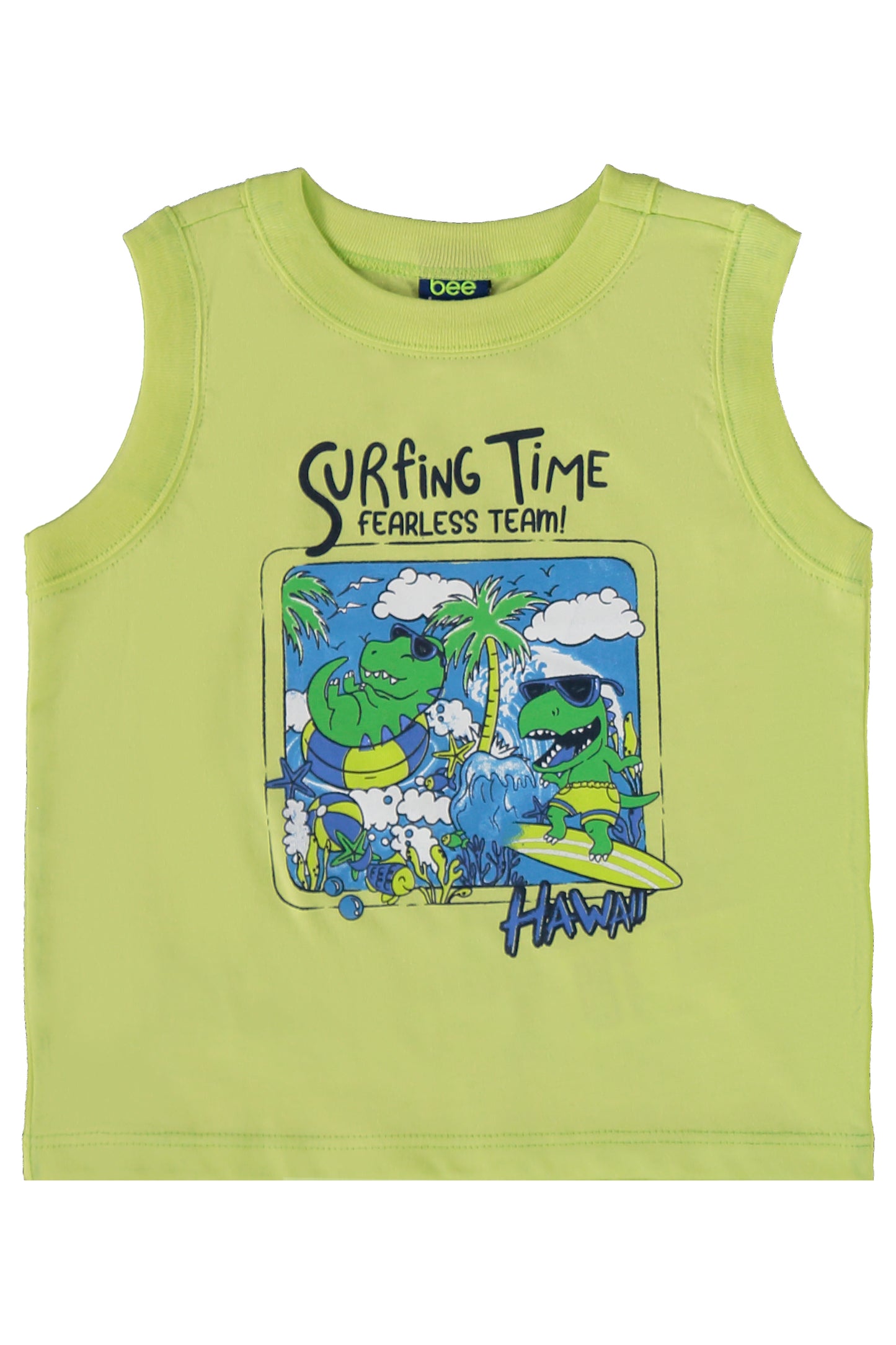 Set bebe niño animales Conjunto camisa verde short gris Bee loop 17998 - 130535