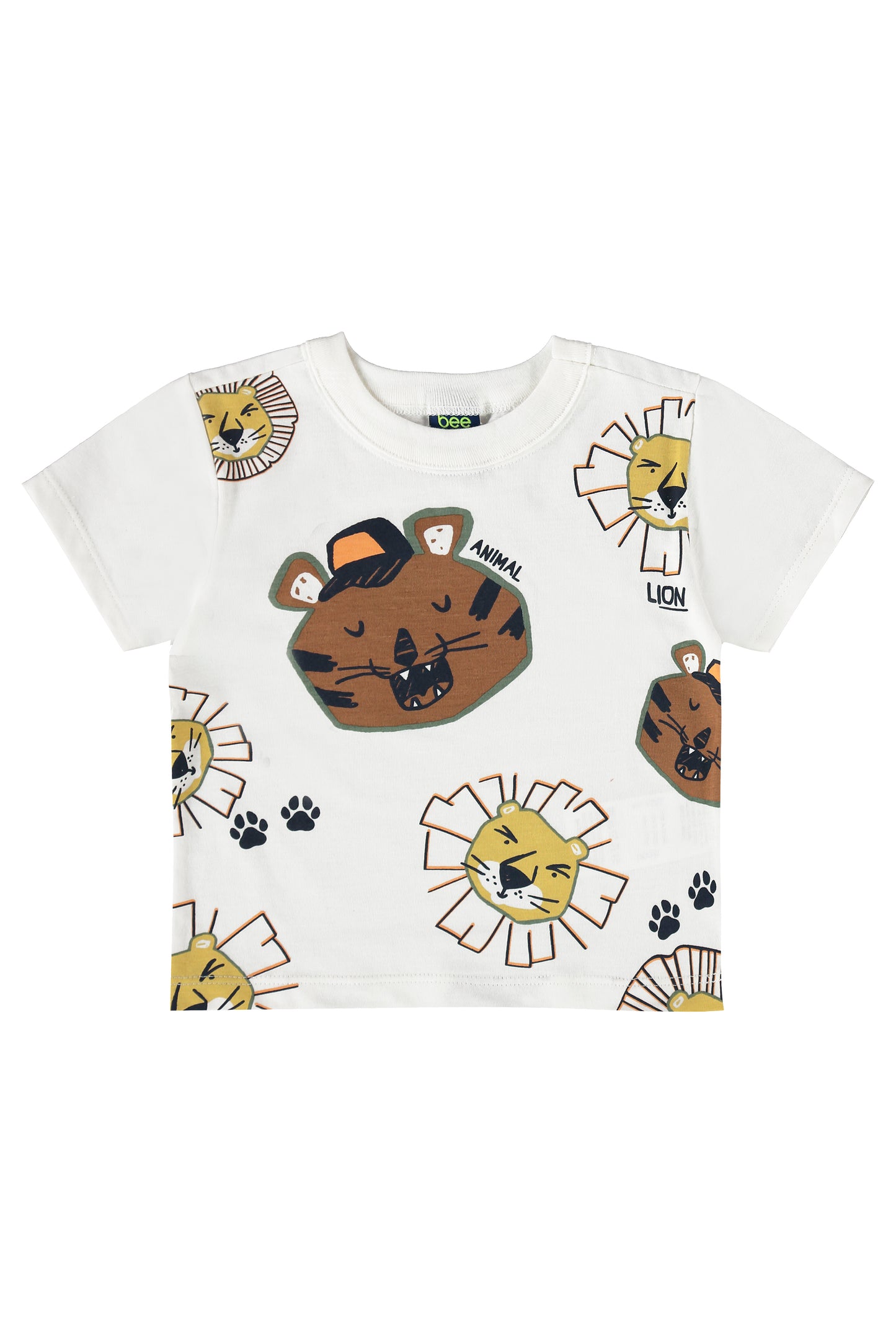 Set bebe niño animales Conjunto camisa blanca short verde Bee loop 18000 - 000106