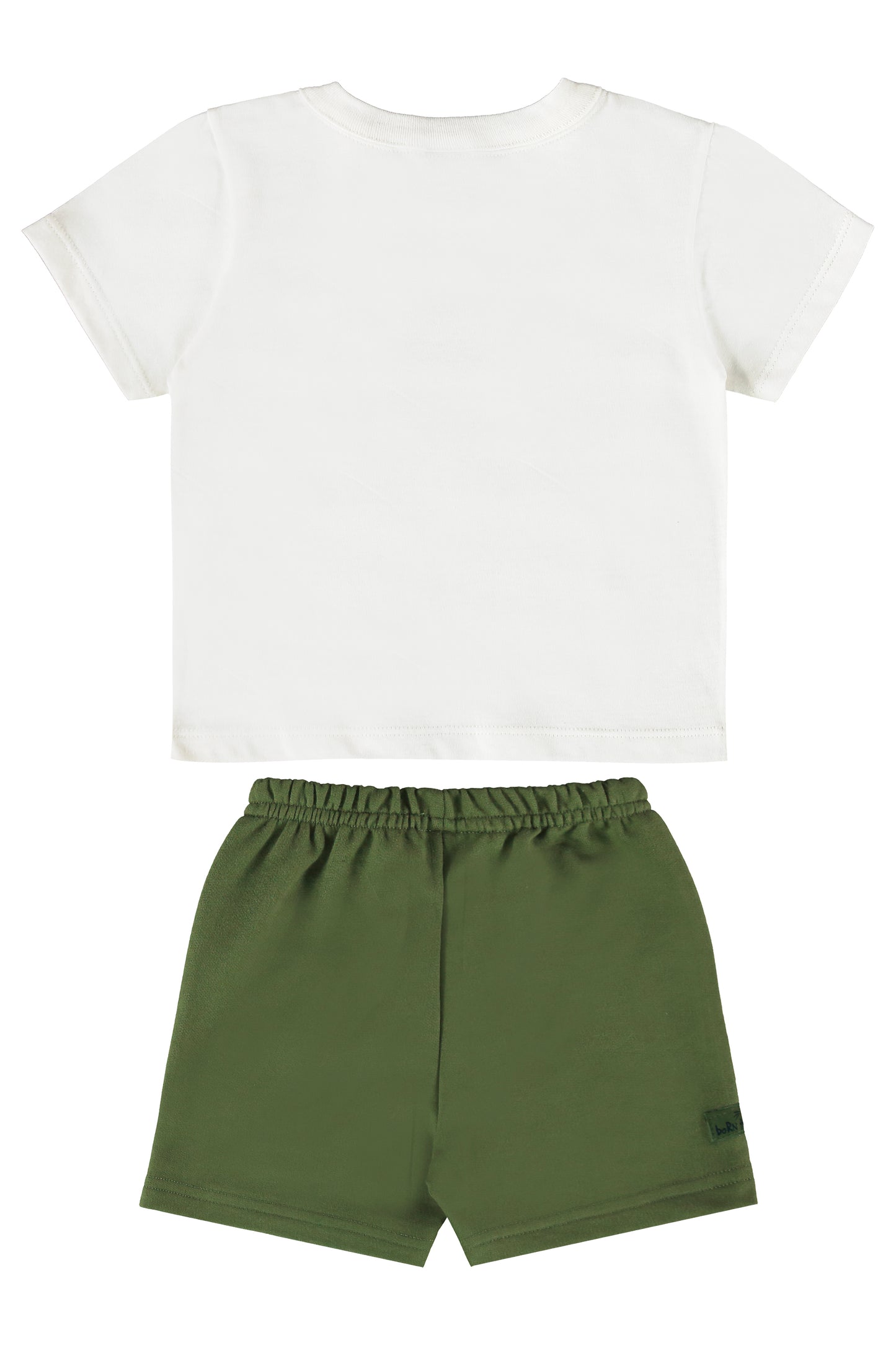 Set bebe niño animales Conjunto camisa blanca short verde Bee loop 18000 - 000106