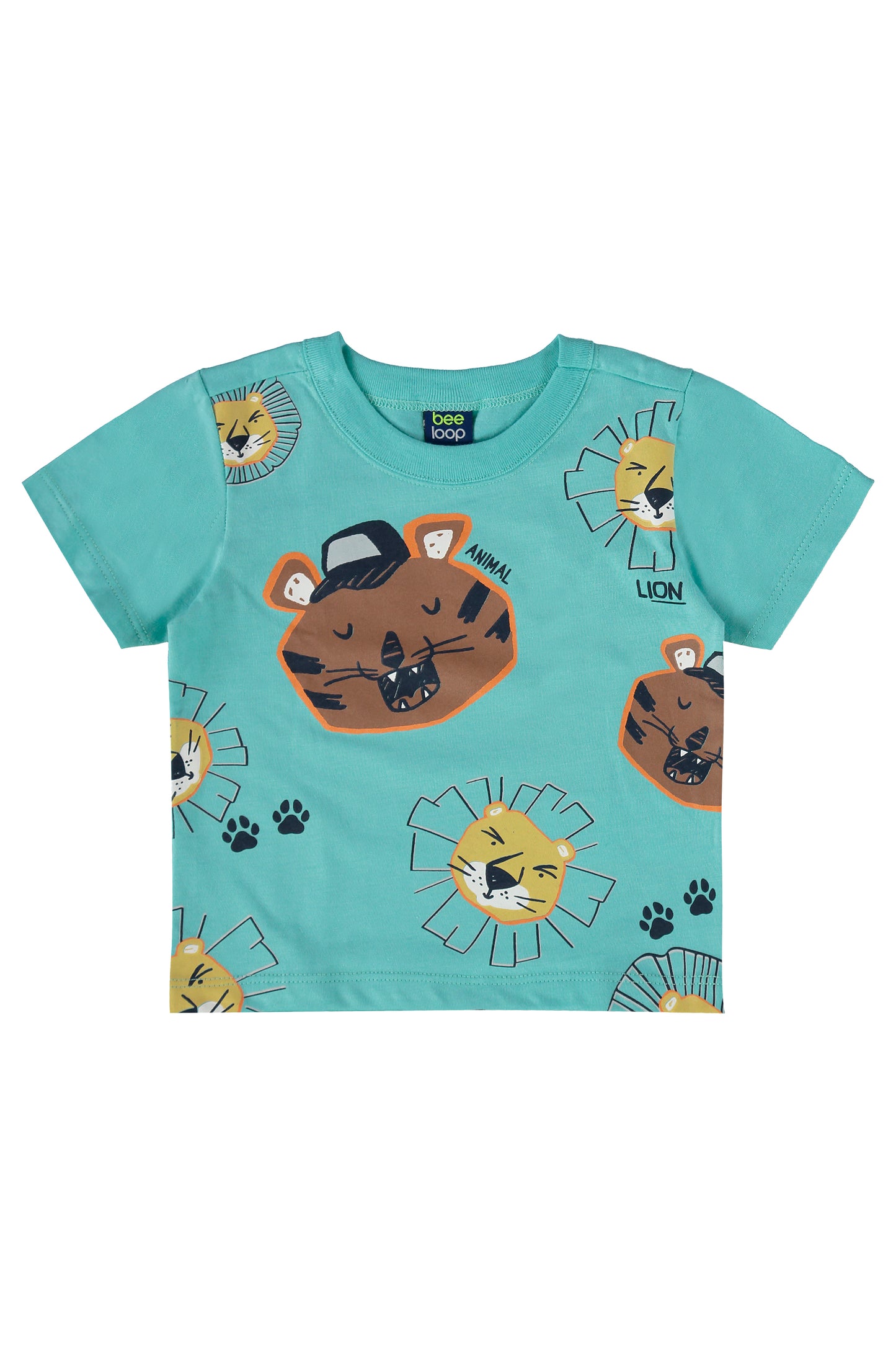 Set bebe niño animales Conjunto camisa azul celeste short azul navy Bee loop 18000 - 155218