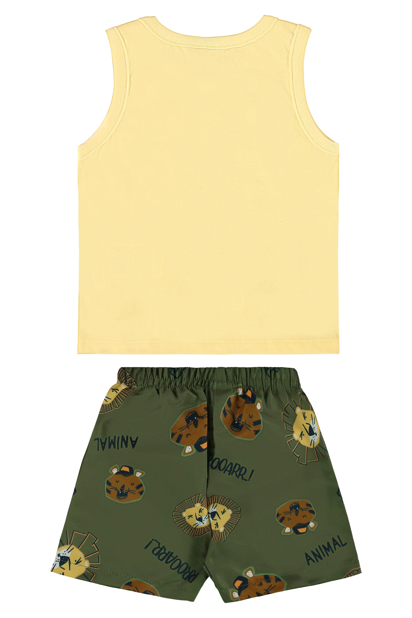 Conjunto camisa amarilla short verde Bee loop 18001 - 120720