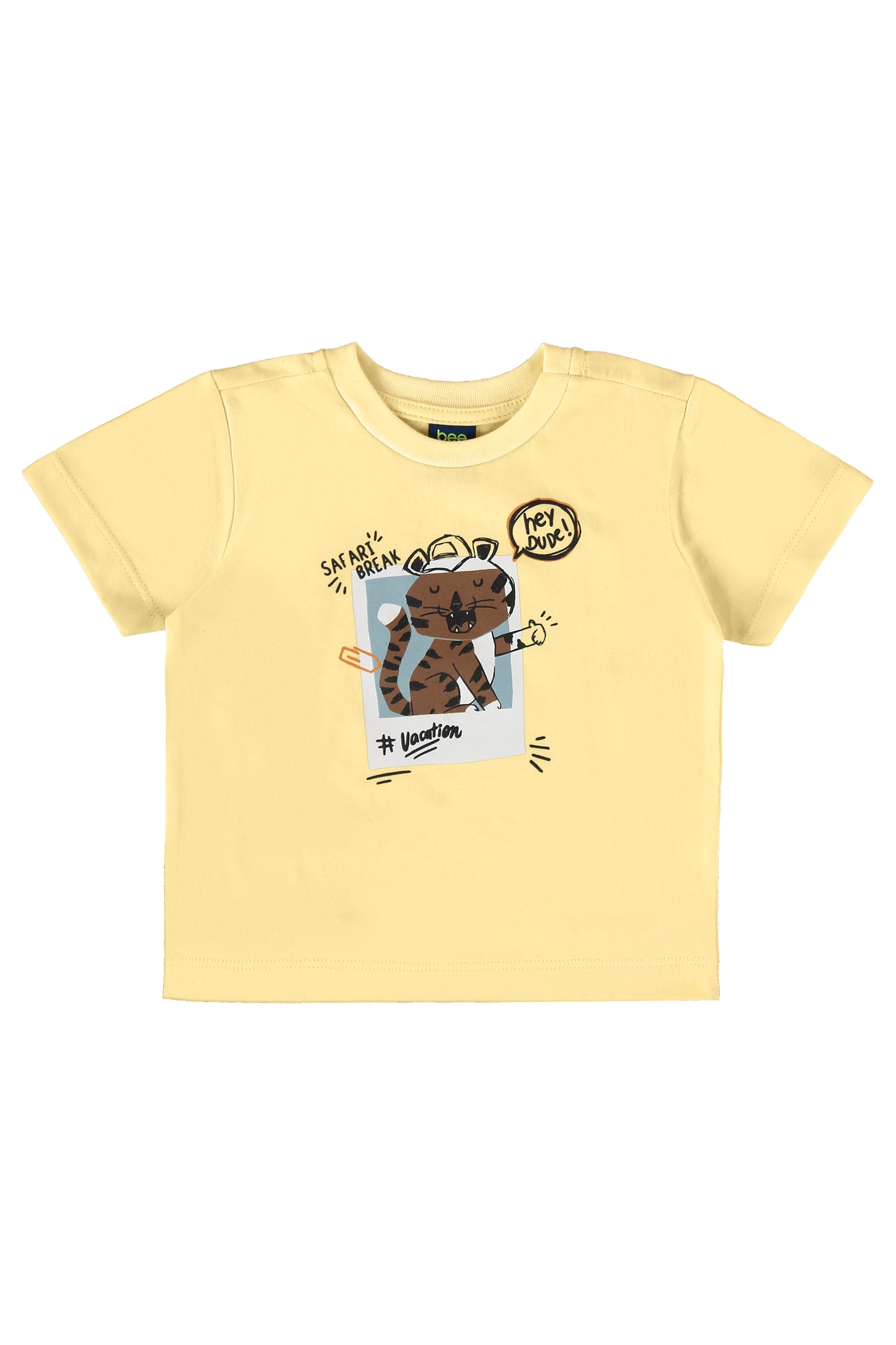 Conjunto camisa amarilla short gris Bee loop 18002 - 120720