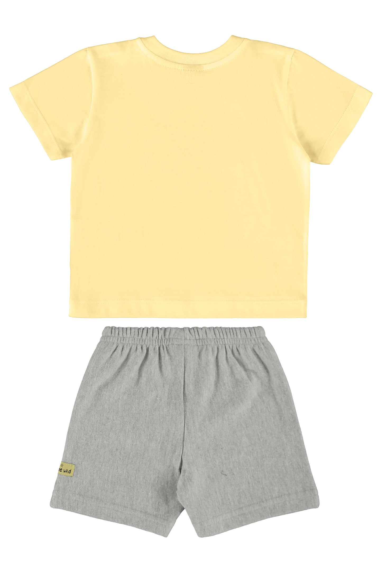 Conjunto camisa amarilla short gris Bee loop 18002 - 120720
