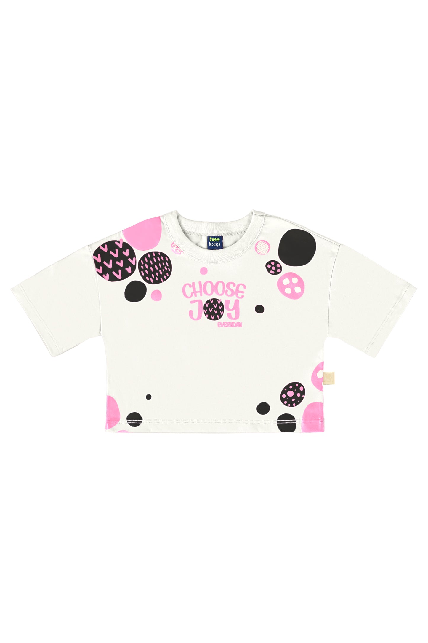 Conjunto blusa blanca falda rosada Bee loop 18013 - 000106
