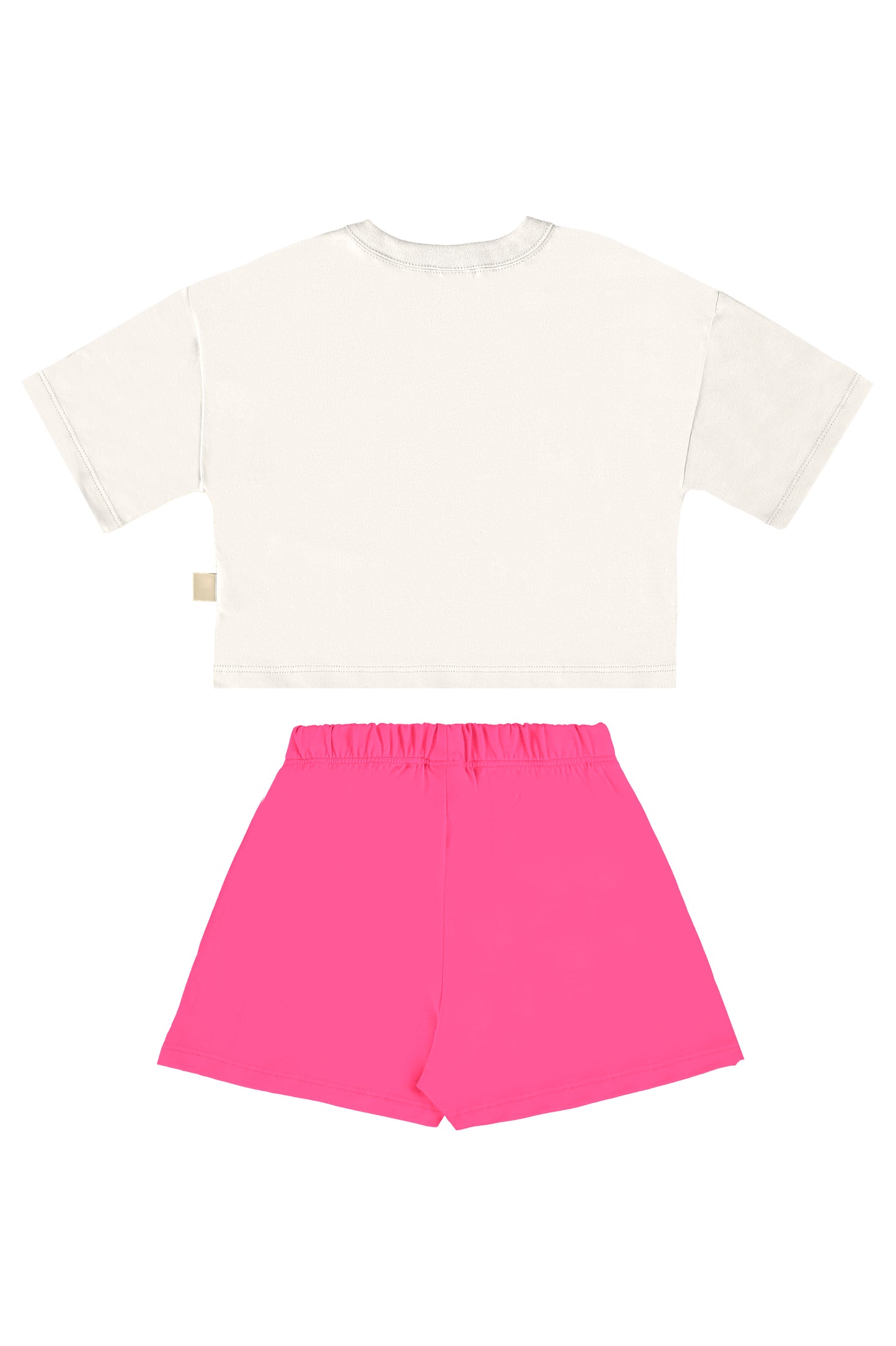 Conjunto blusa blanca falda rosada Bee loop 18013 - 000106