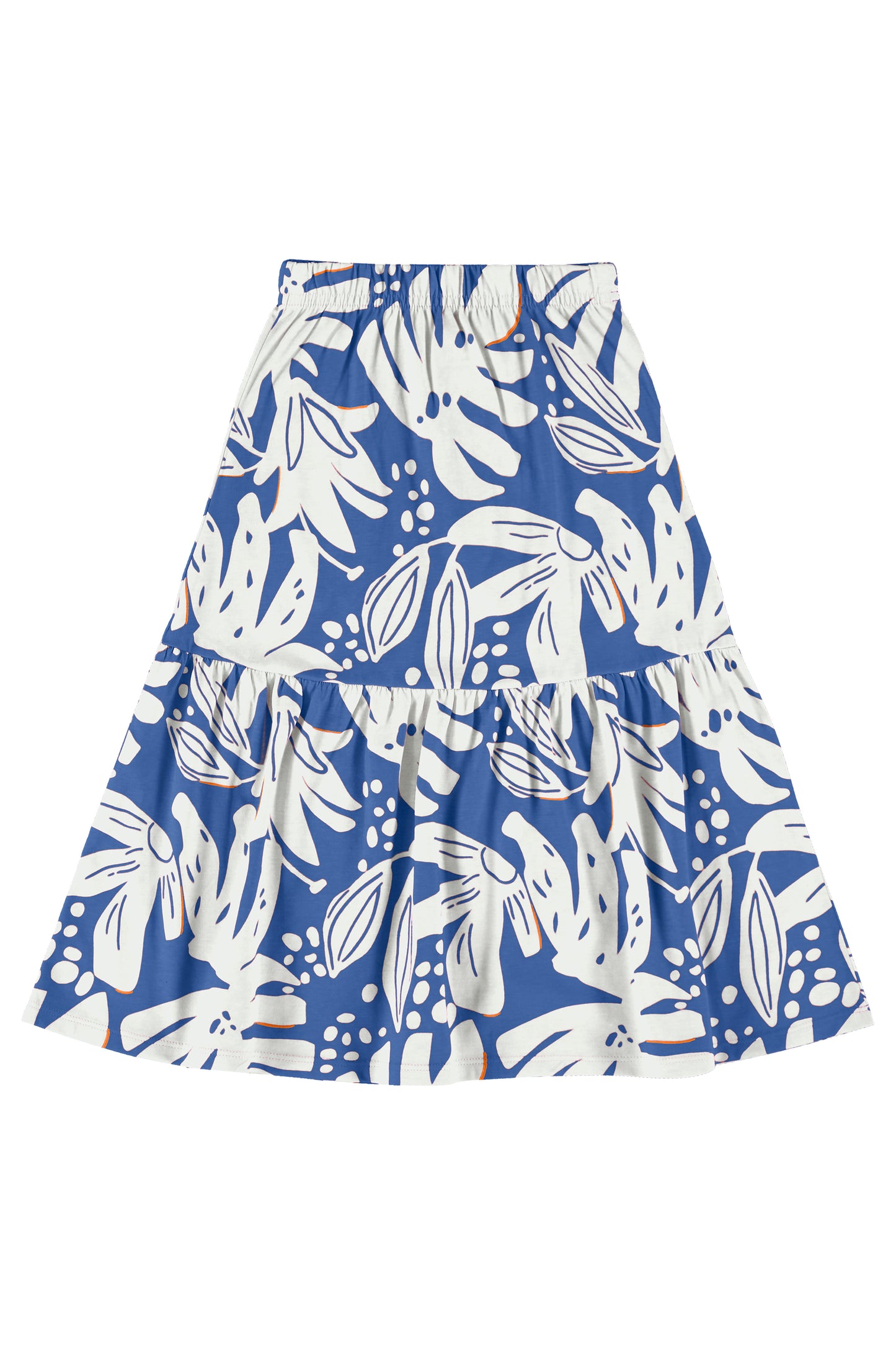 Conjunto blusa blanca falda azul Bee loop 18020 - 000106