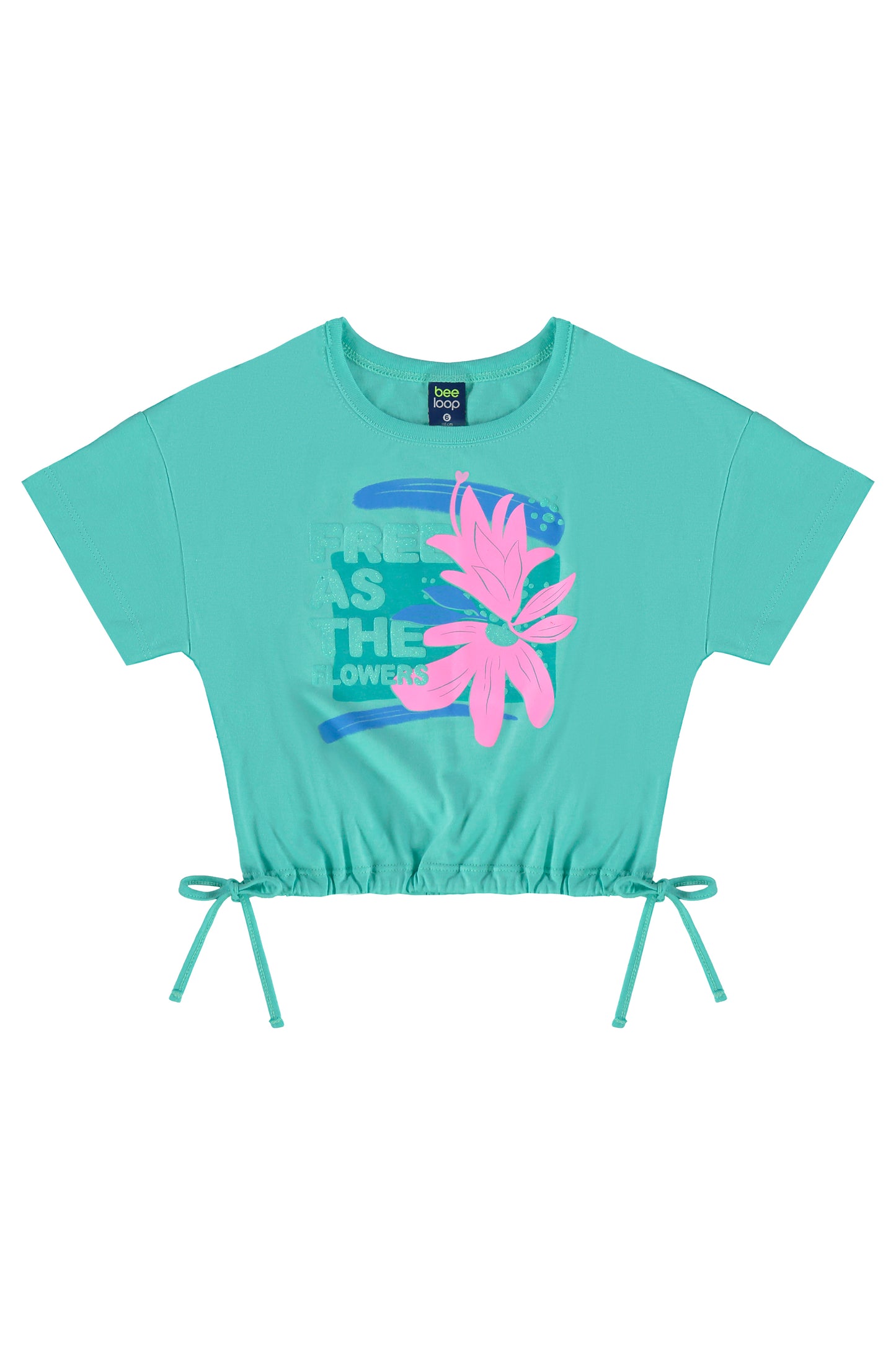 Set niña Conjunto blusa azul falda rosada niña Bee Loop 1206.18021 - 155218