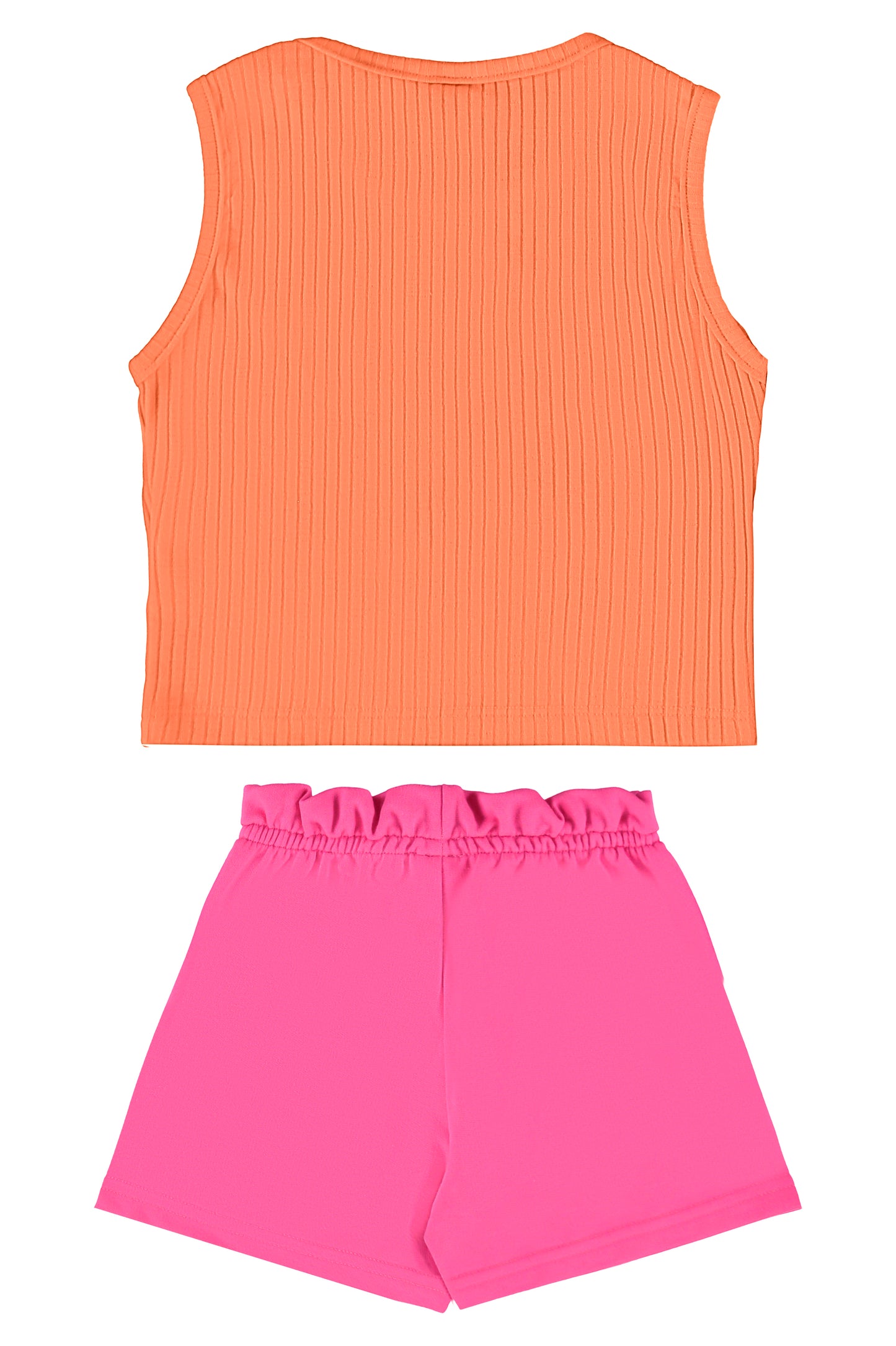 Set niña Conjunto blusa naranja short rosado Bee loop 18031 - 151247