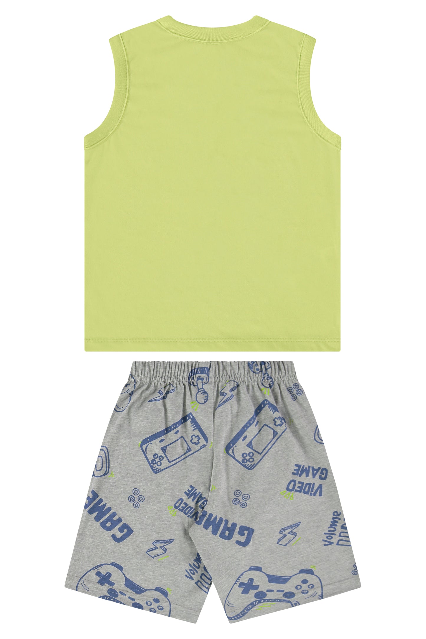 Set Conjunto camisa verde menta short gris Bee loop 18042 - 130535