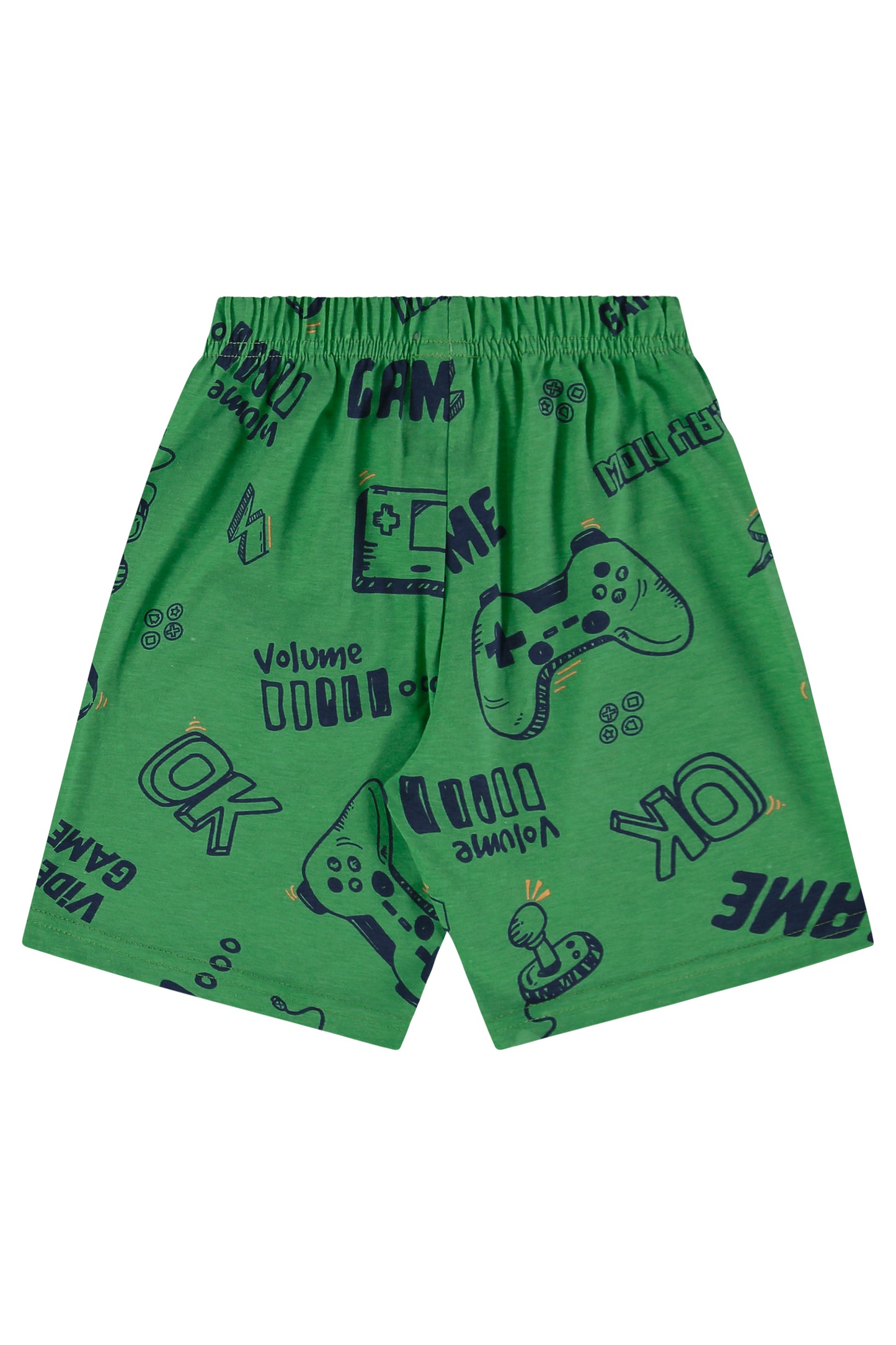 Set Conjunto camisa azul oscuro short verde Bee loop 18042 - 193921