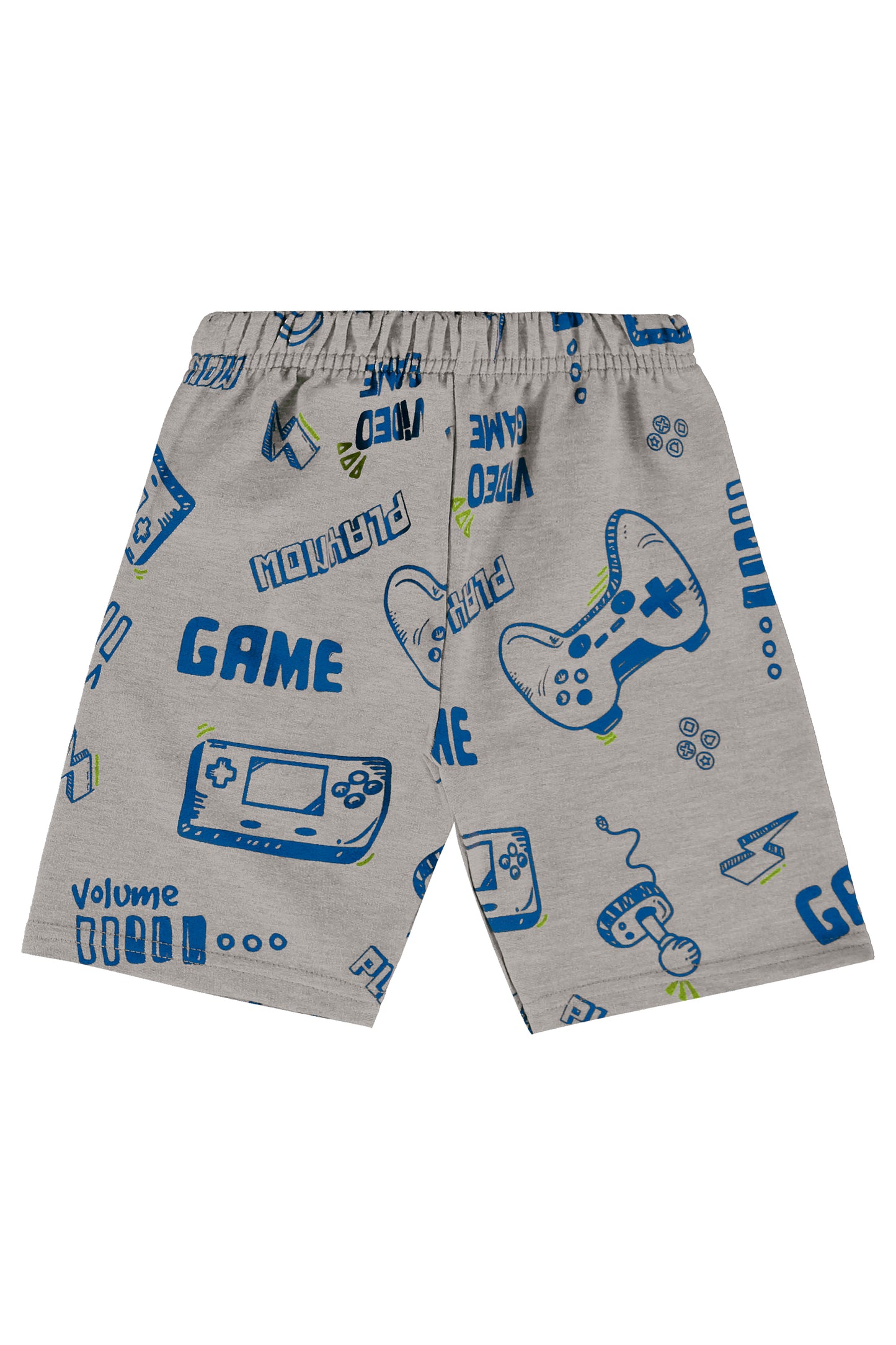 Set Conjunto camiseta azul short gris Bee loop 18043 - 194056