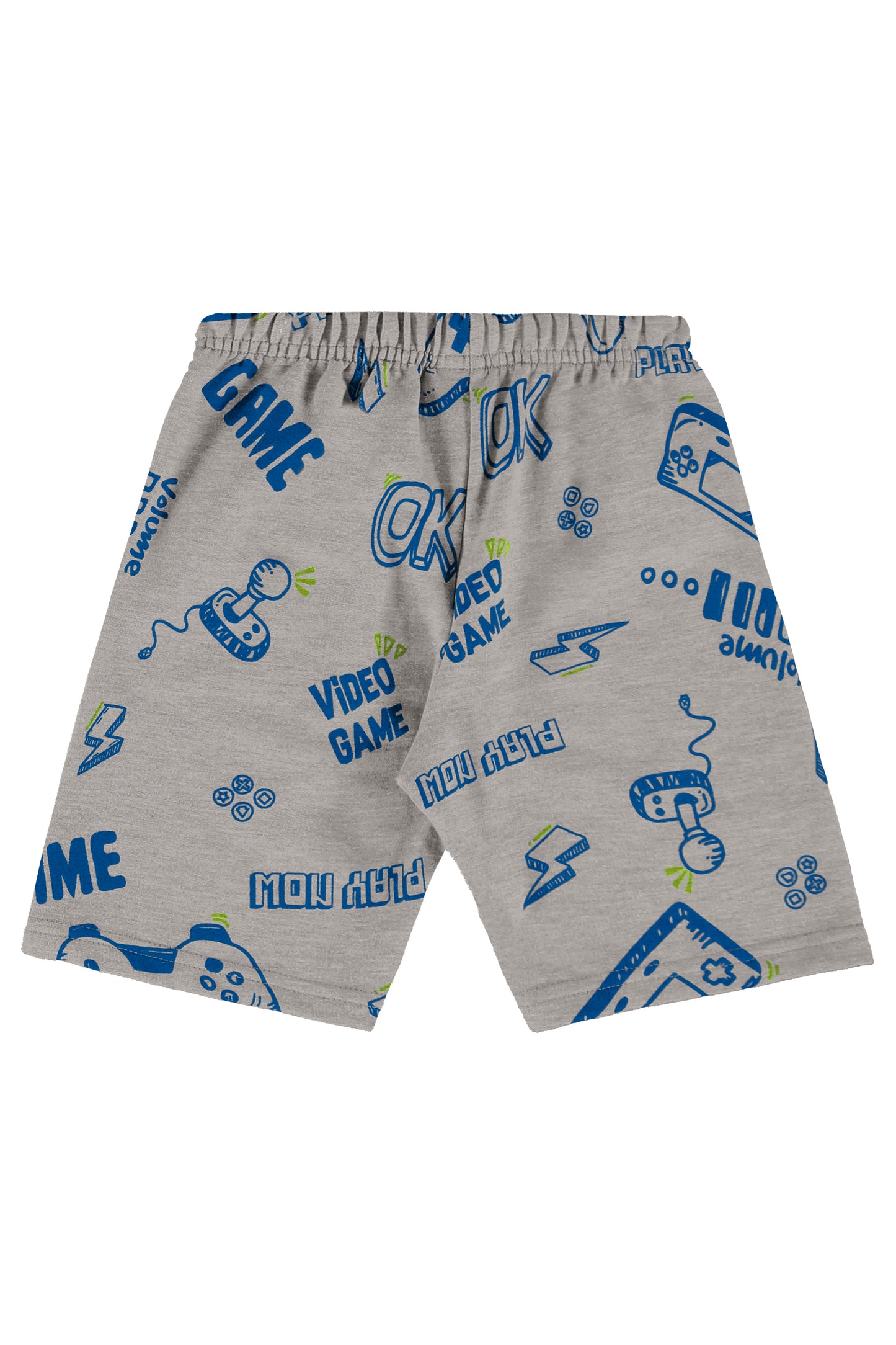 Set Conjunto camiseta azul short gris Bee loop 18043 - 194056