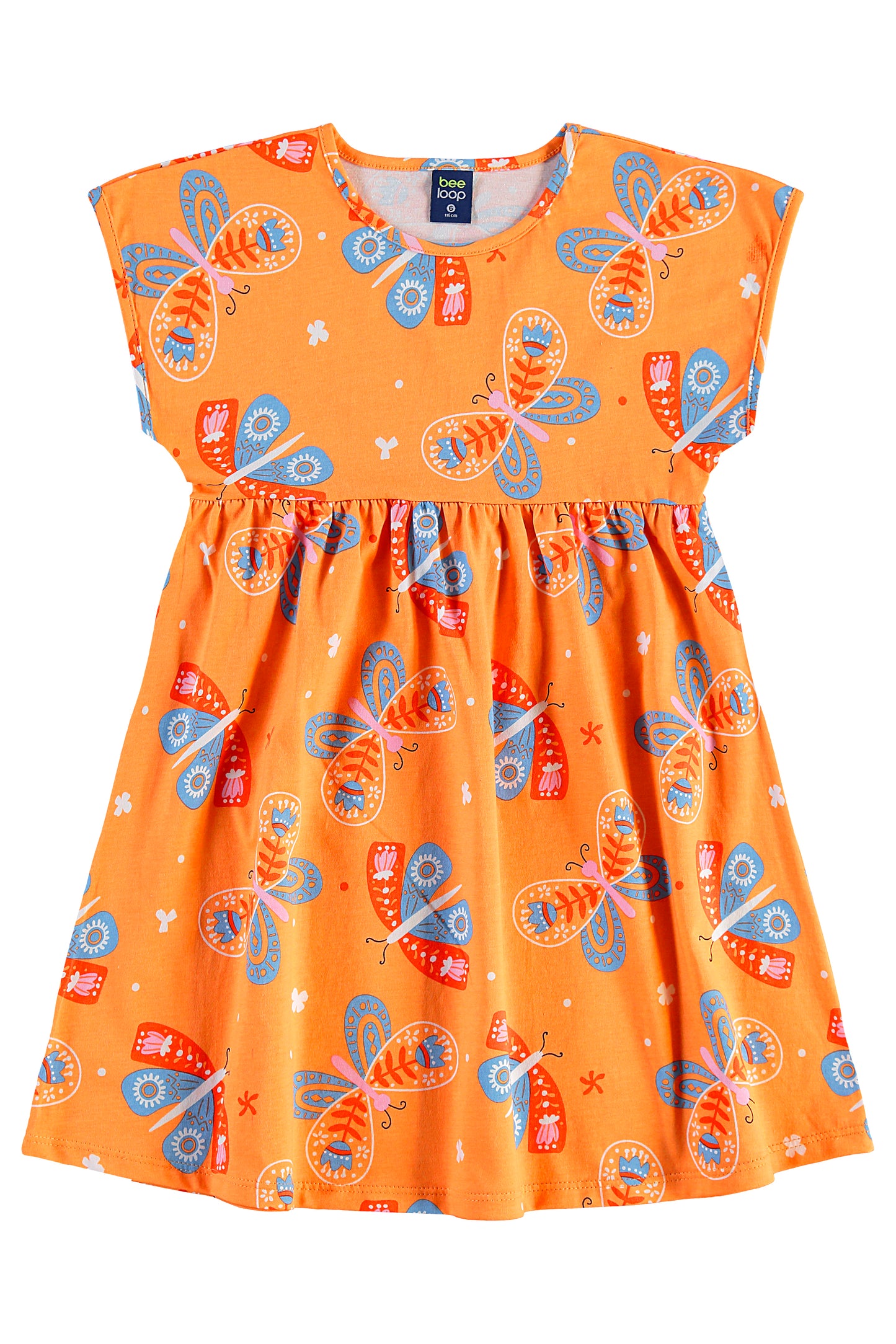 Vestido mariposas naranja niña Bee loop 18136-AB2318