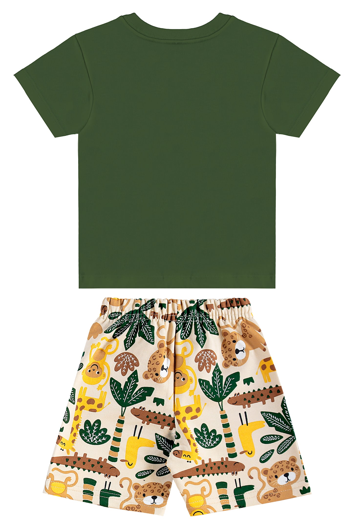 Set conjunto bebe y niño animales verde Bee loop 18150-180317
