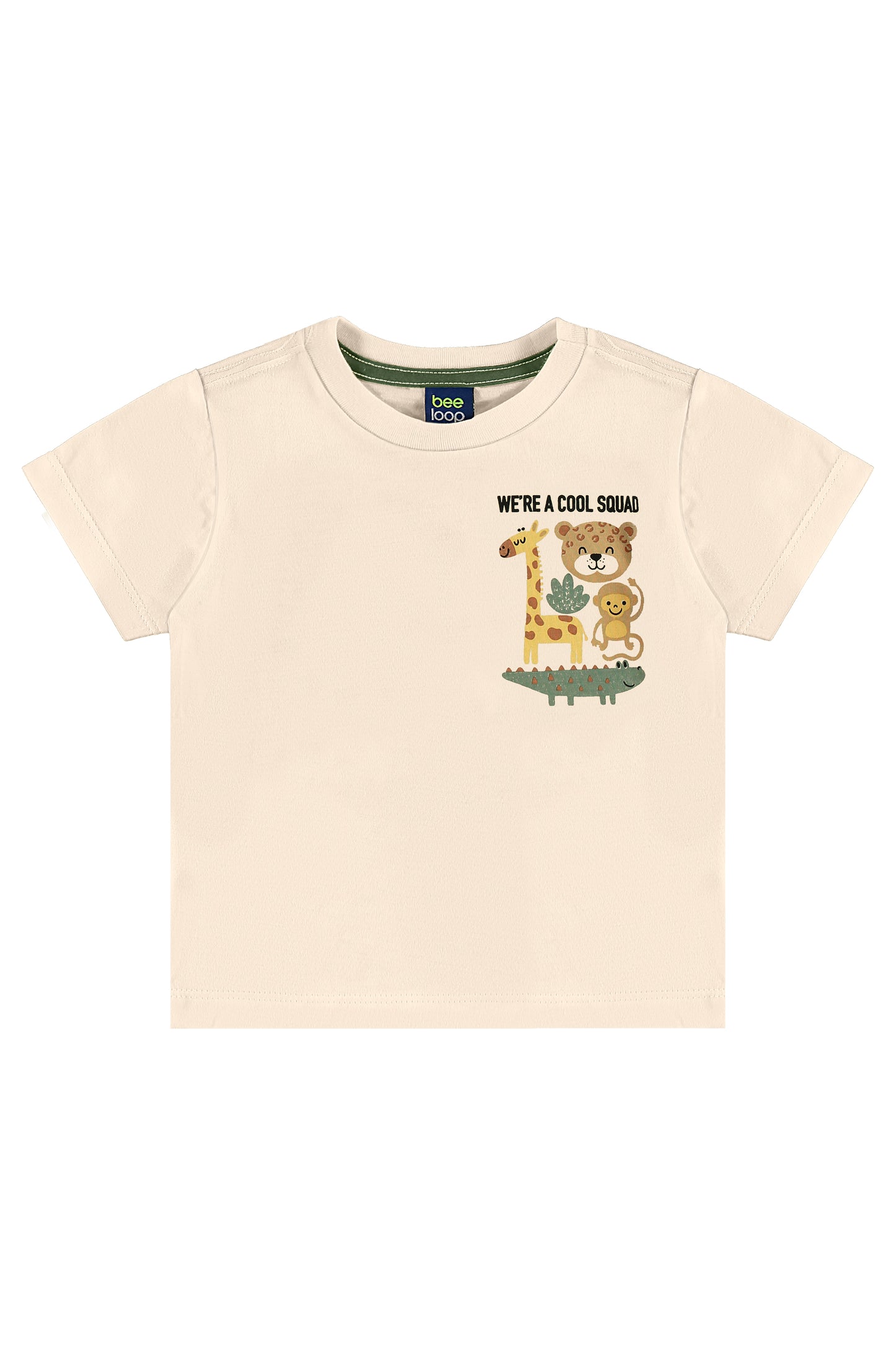 Set conjunto bebe y niño animales beige Bee loop 18151-120304
