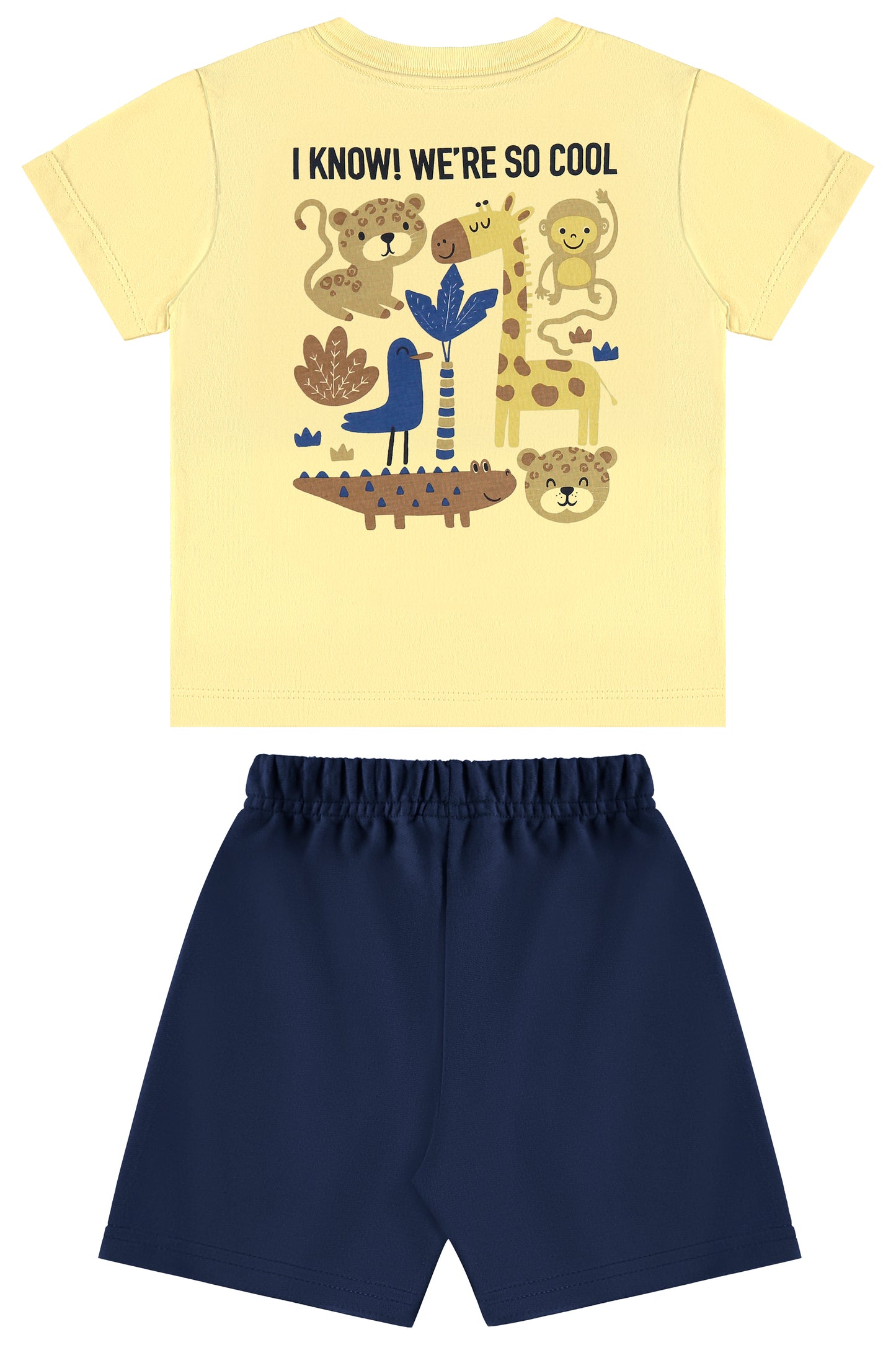 Set conjunto bebe y niño animales beige Bee loop 18151-120722