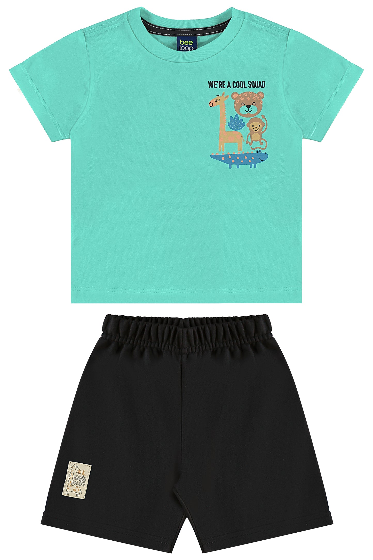 Set conjunto niño animales azul Bee loop 18151-145420