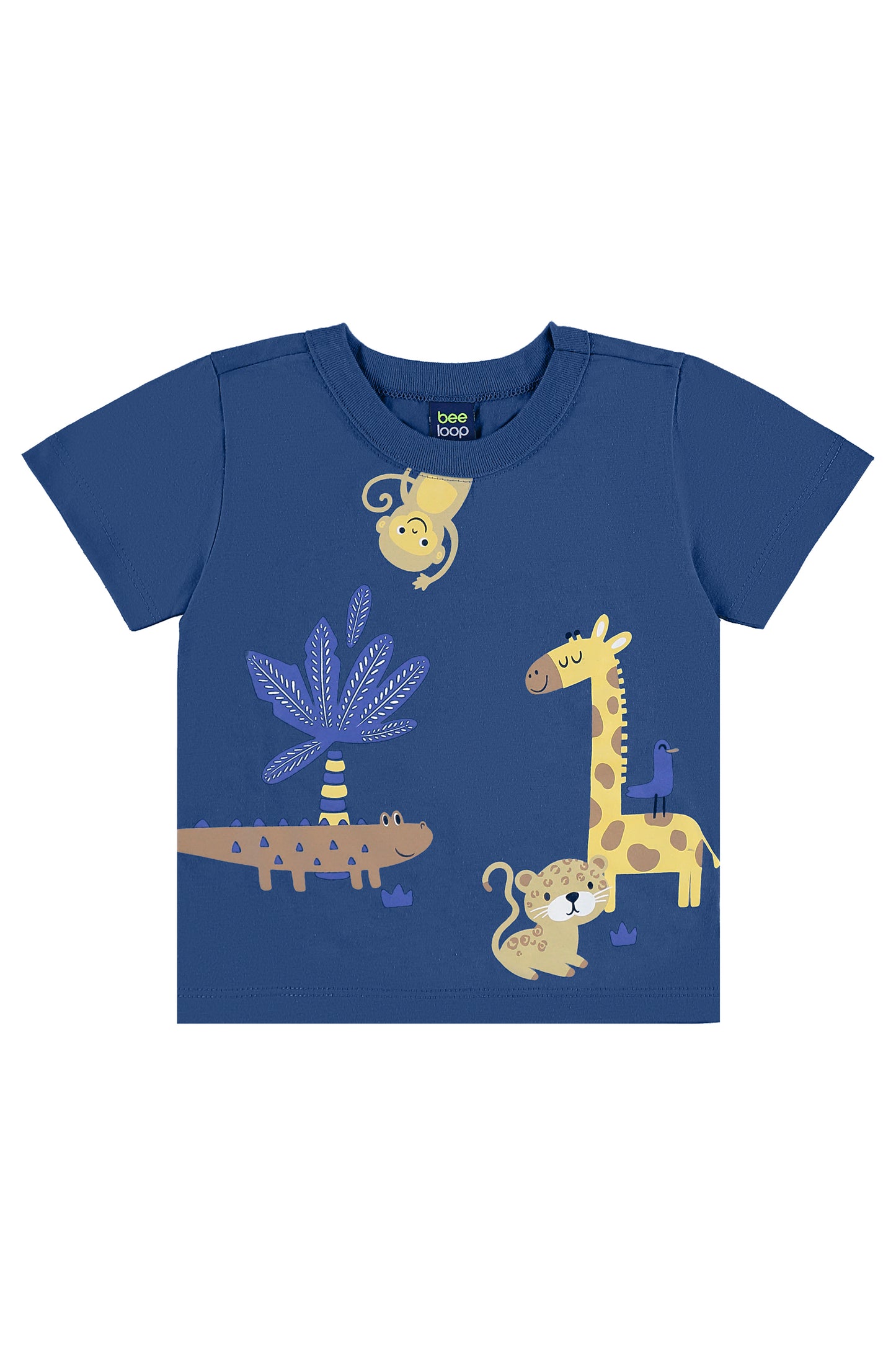 Set conjunto bebe y niño animales azul Bee loop 18153-184020
