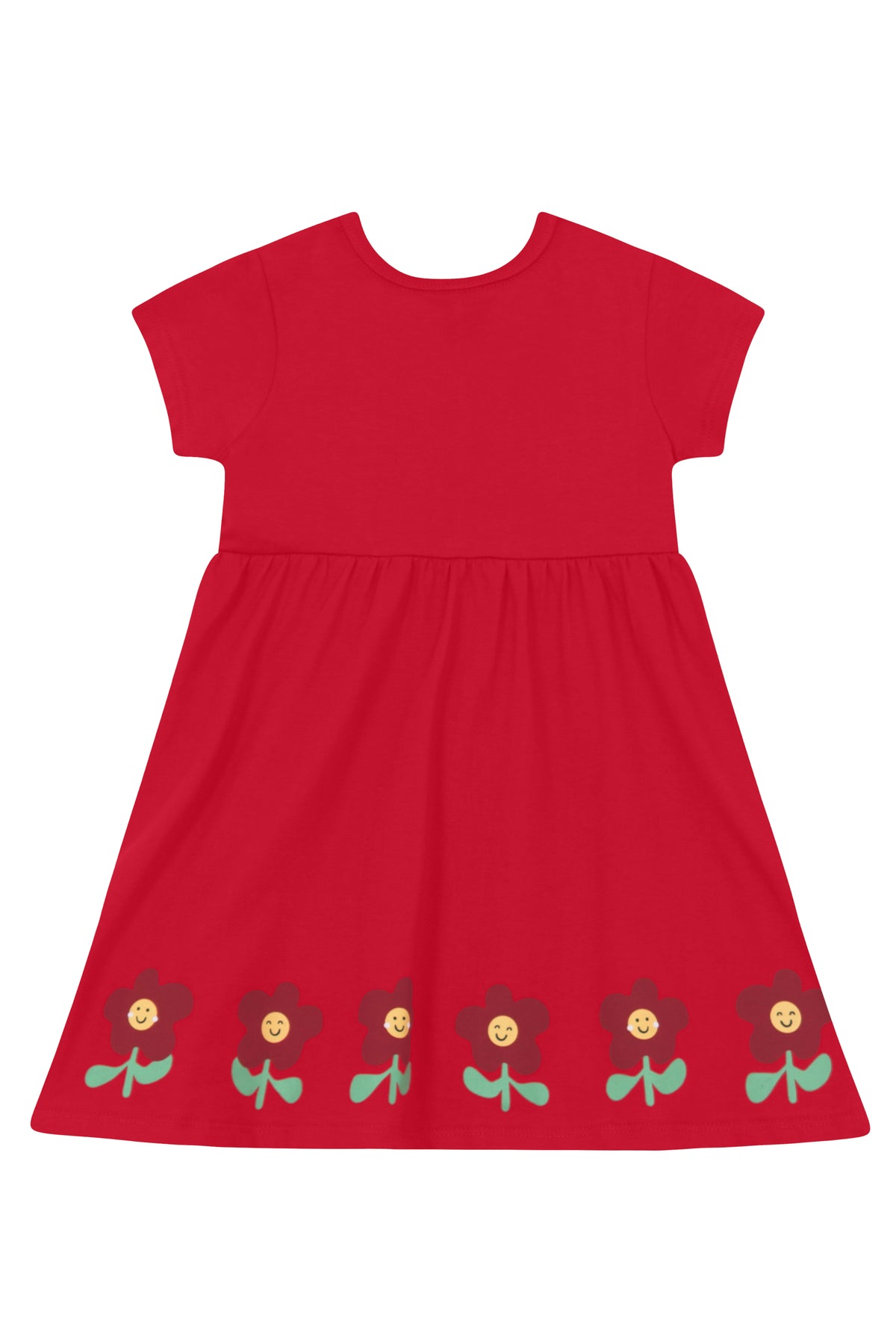 Vestido rojo flores niña Bee loop 18312-19763