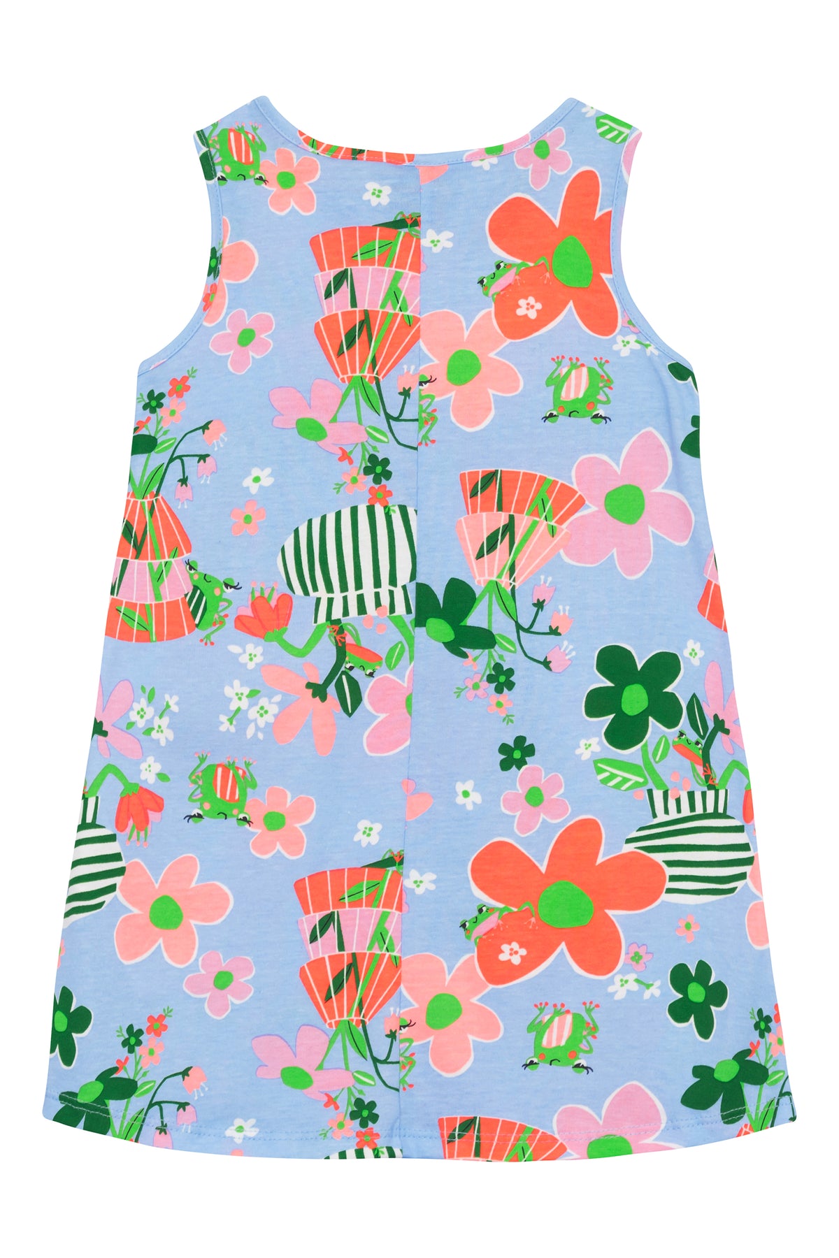 Vestido azul flores niña Bee Loop 18350-FL0152