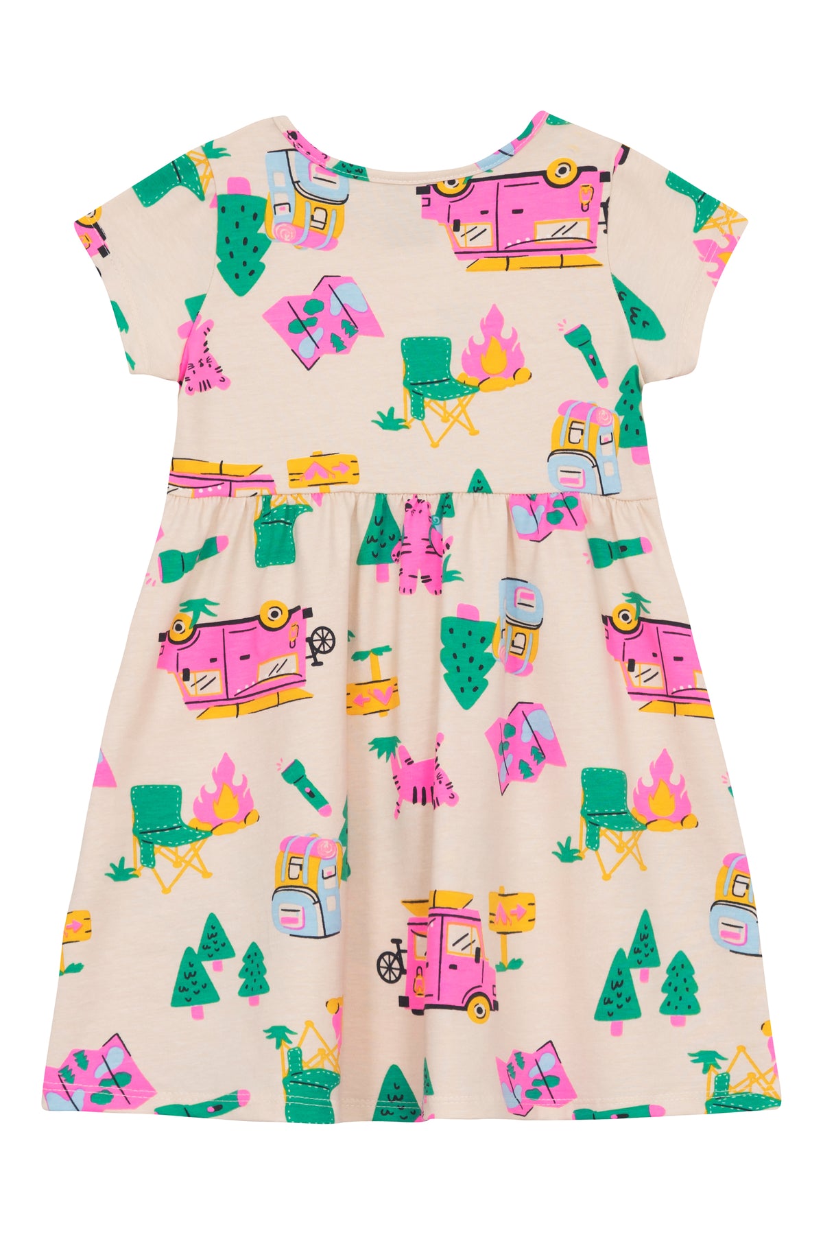 Vestido beige camping árbol niña Bee Loop 18354-AB2600