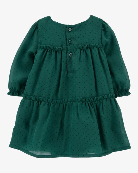 Vestido verde bebe niña Carters 99158000 eventos