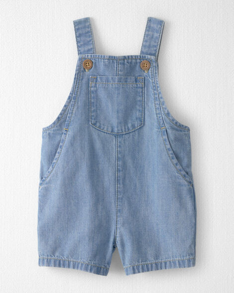 Overall azul jeans bebe niña niño Carters 1U907510