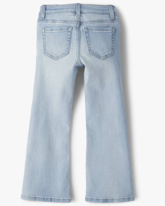 Pantalon Jeans niña Childrens place wide leg acampanado. 3040296