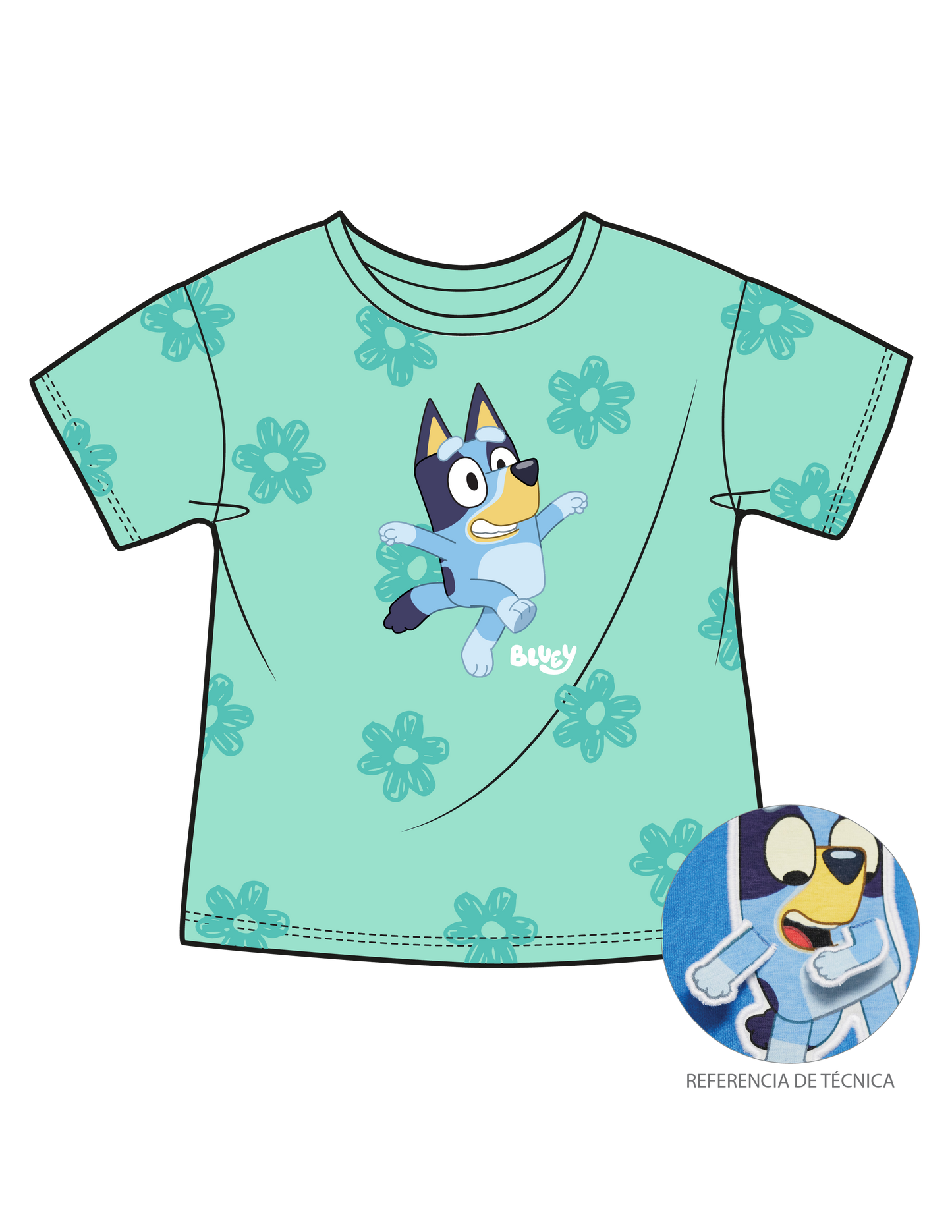 Camisa Happy bluey niña St Jacks 2030199802