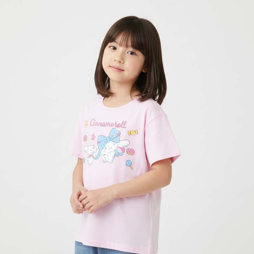 Camisa rosada niña Cinamorroll St Jacks 2030219402