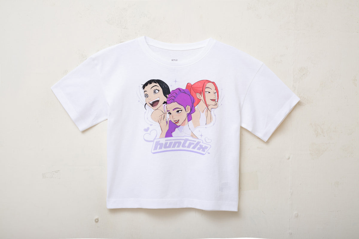Camisa blanca Huntrix guerreras kpop niña St Jacks 2030223301