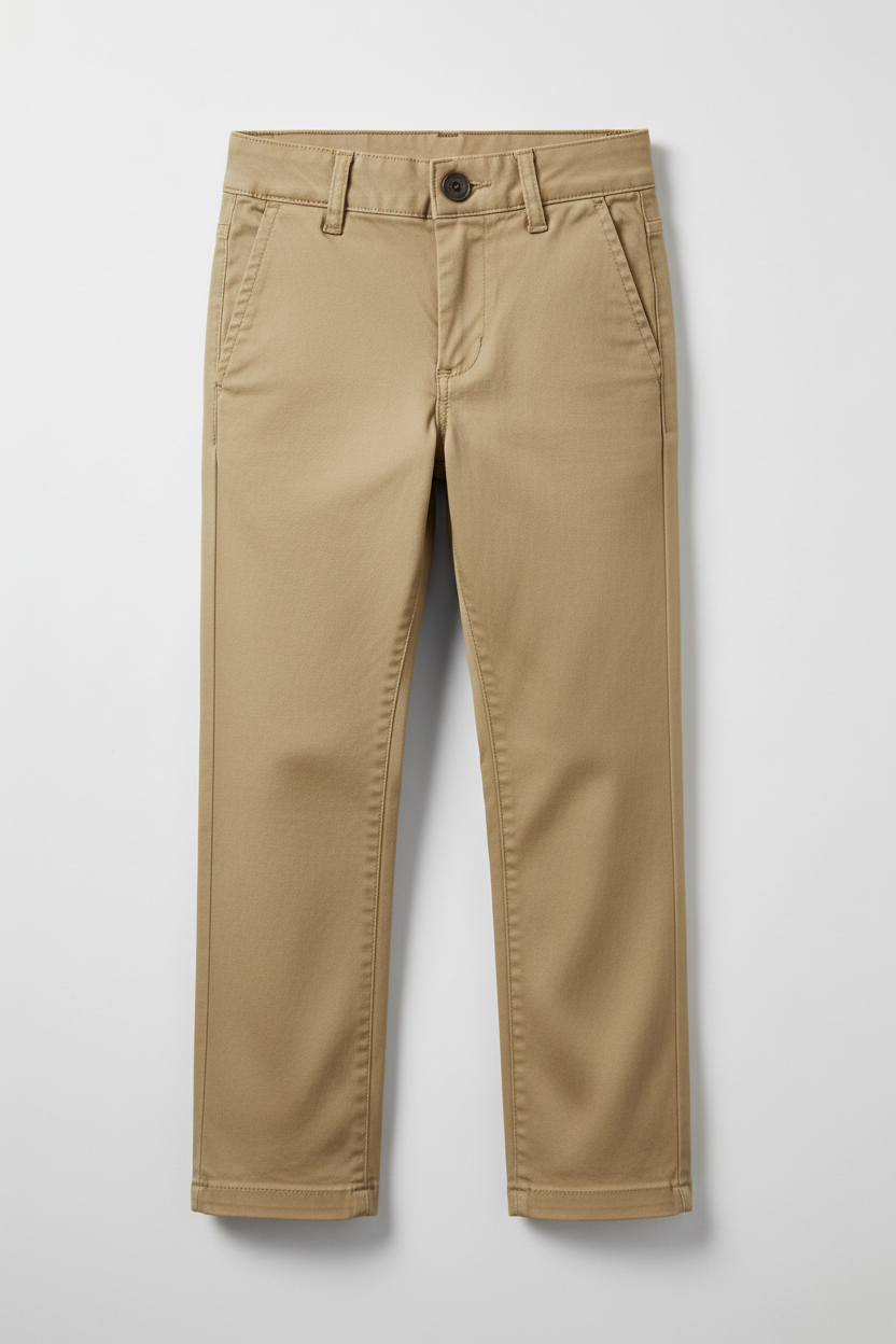 Pantalon beige tela formal childrens place niño 5-18 cafe con elastico 3015467 3015466 3004955 3004021