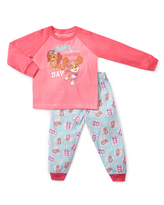 Pijama Nickelodeon St Jacks Paw Patrol Rosa Verde Niña 07592432