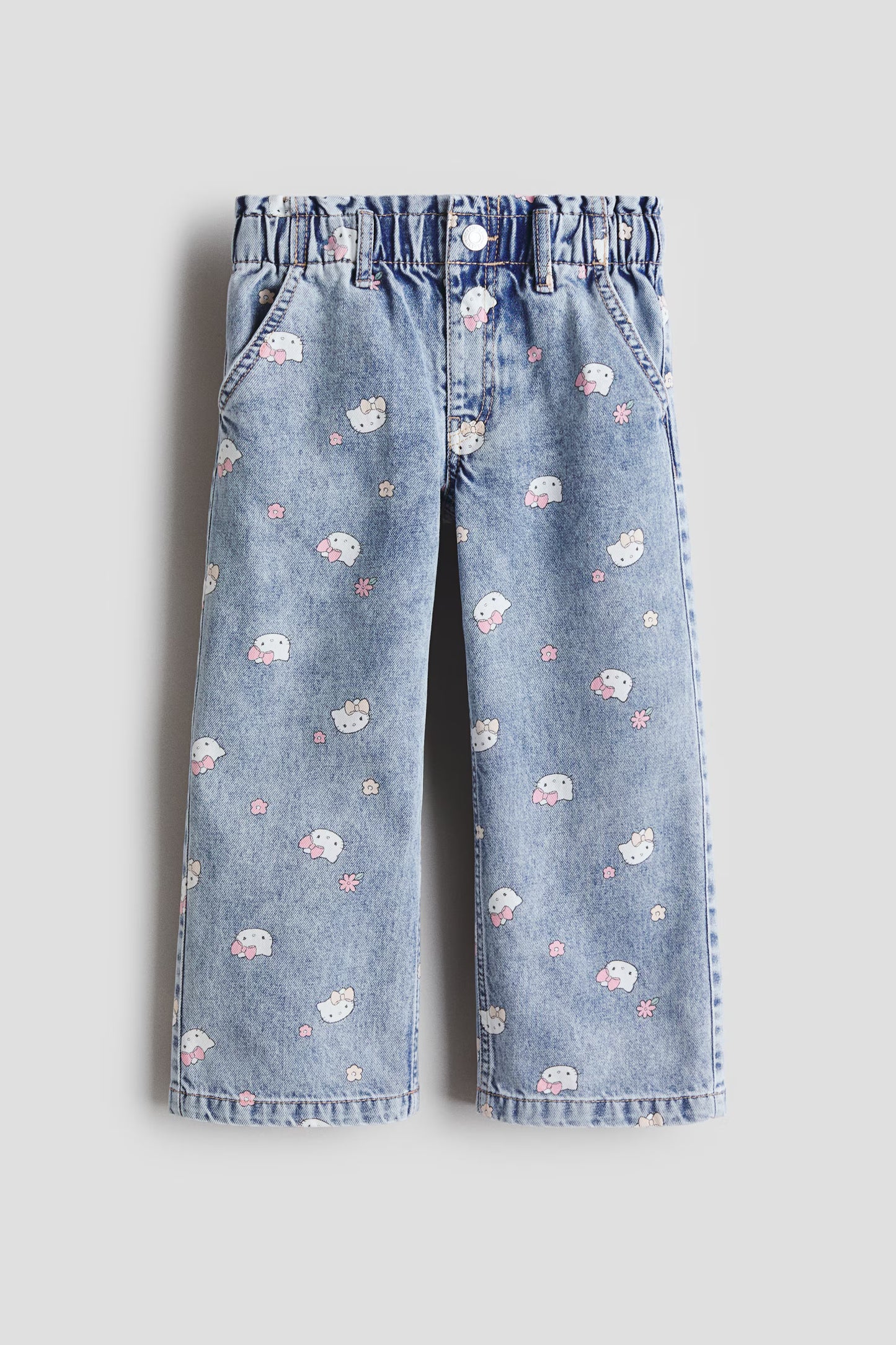 Pantalon jeans azul Hello Kitty niña H&M 1303084008